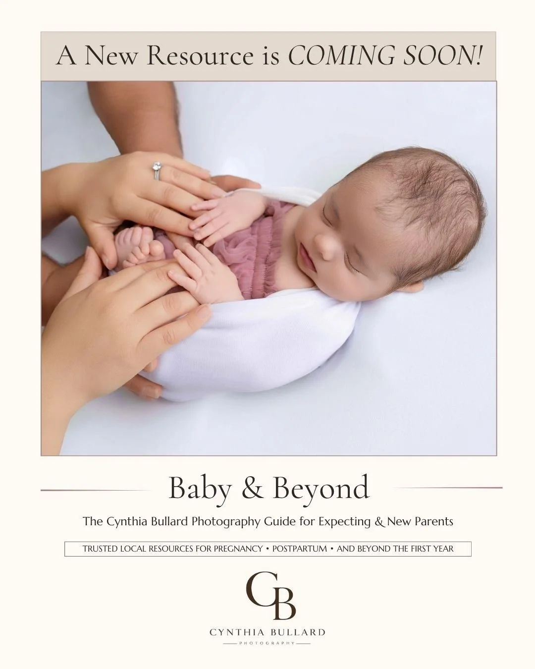 ✨ **NEW RESOURCE COMING SOON!** ✨

I&rsquo;ve been working on something I&rsquo;m REALLY excited about...

Introducing **BABY &amp; BEYOND &mdash; A Guide for Expecting &amp; New Parents** 🤍

This will be a **FREE downloadable guide** filled with tr