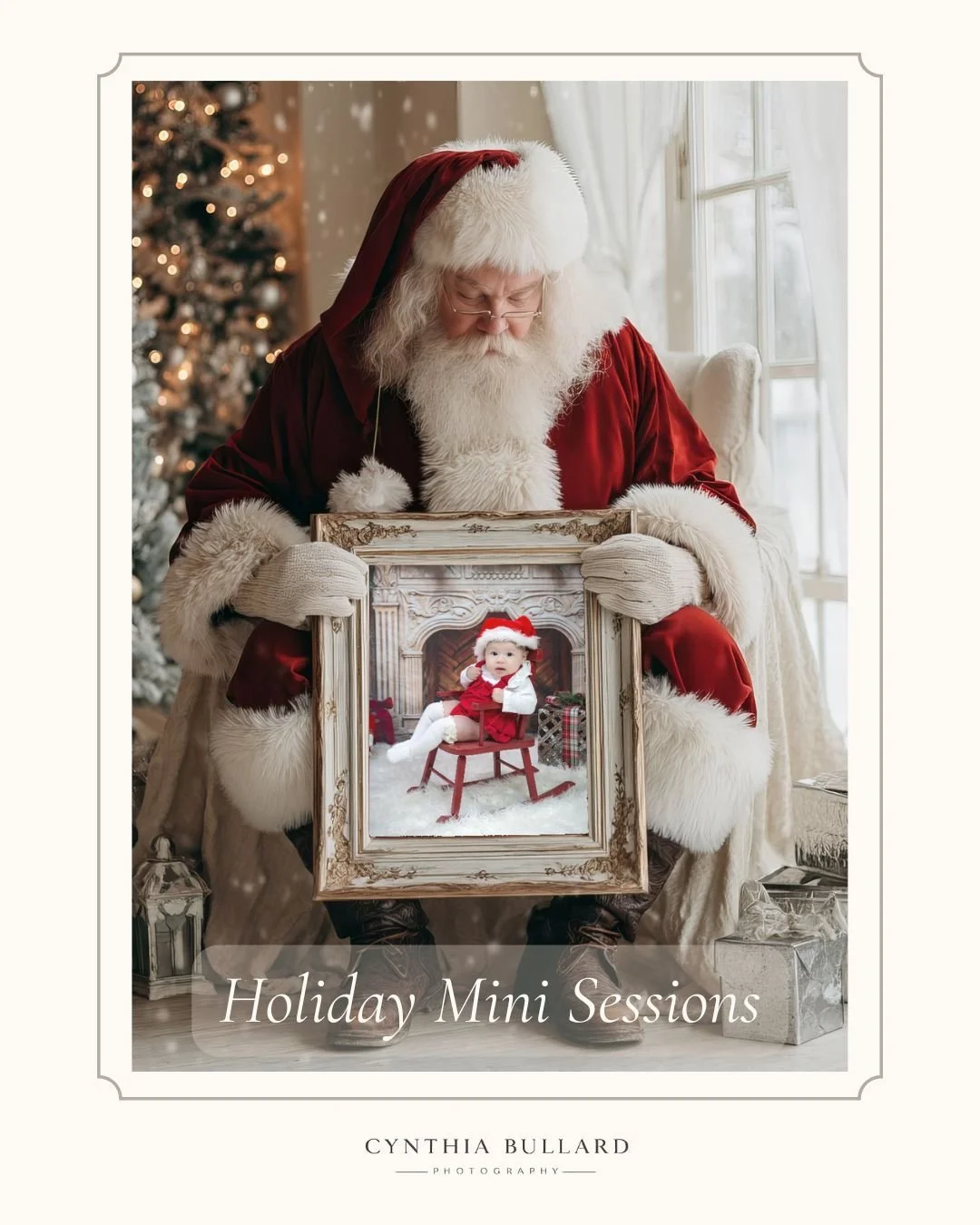 They'll Never Be This Little at Christmas Again. ❤️

This holiday season, gift yourself and your children a Holiday Mini Session in our Ventura Studio. 

📸 HOLIDAY PORTRAIT SESSIONS ARE NOW BOOKING!

🎄 15-minute studio sessions

🎁 5 professionally