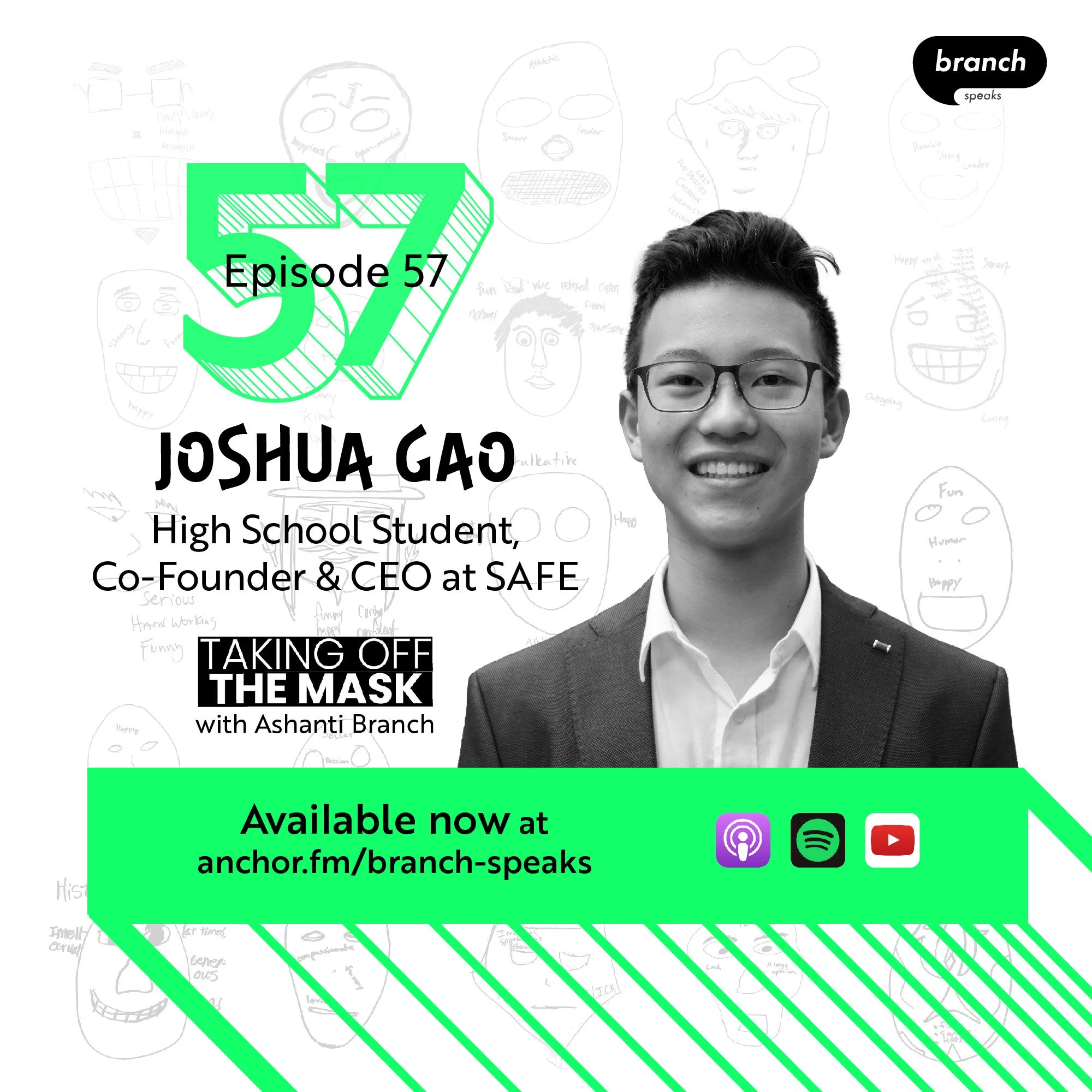 E57. “Eat Bitter” - with Joshua Gao, High School Student, Co-Founder &amp; CEO at SAFE 