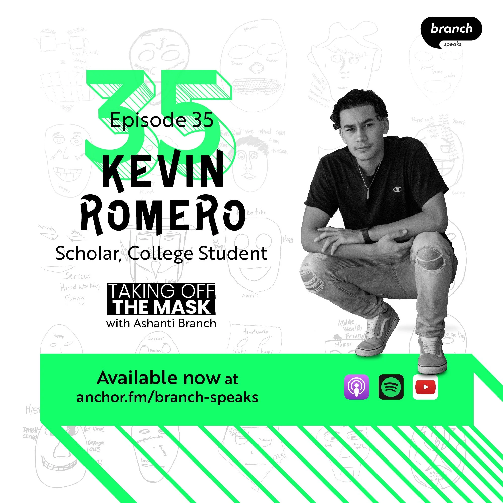 E35. How can we shoulder trauma and emotional burdens as a community? - with Kevin Romero, Scholar &amp; College Student 
