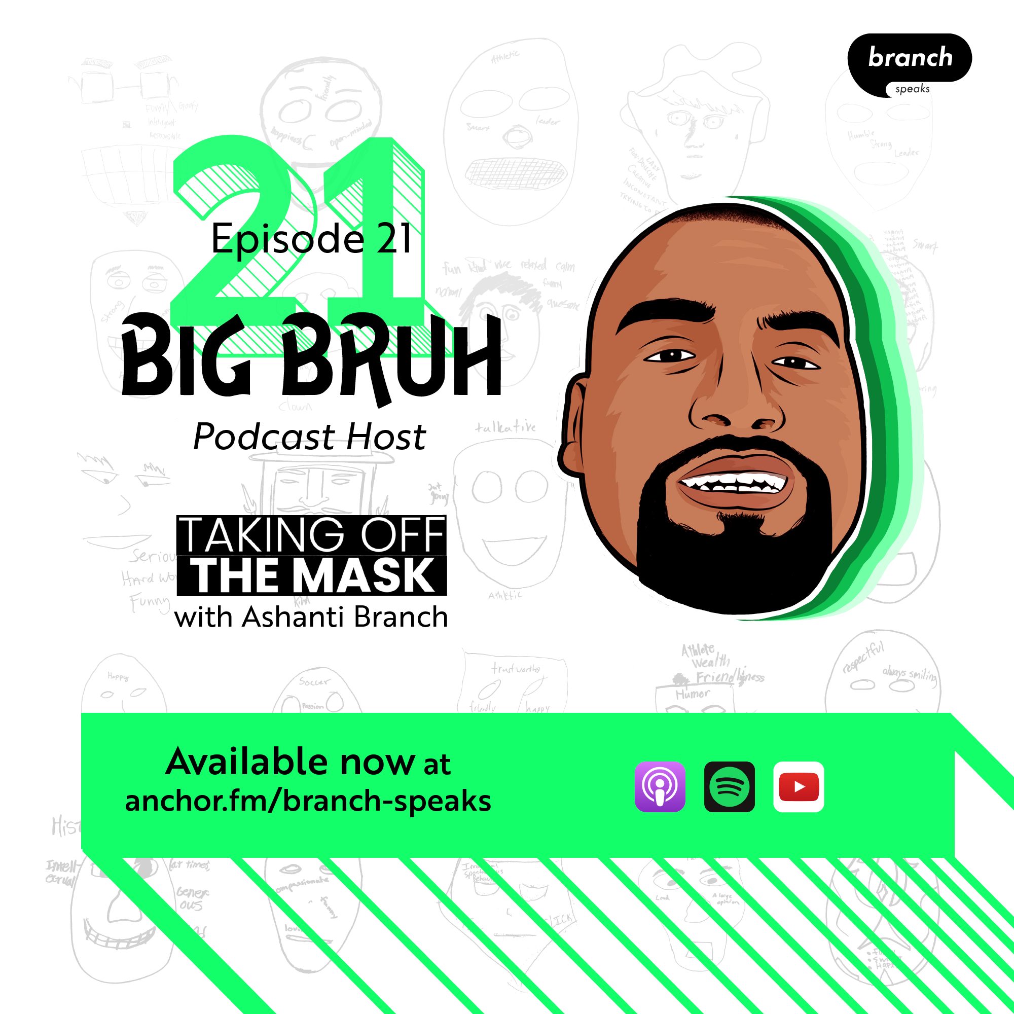 E21. Still Swimmin’ - with Big Bruh, host of the podcast "Live with Big Bruh" 
