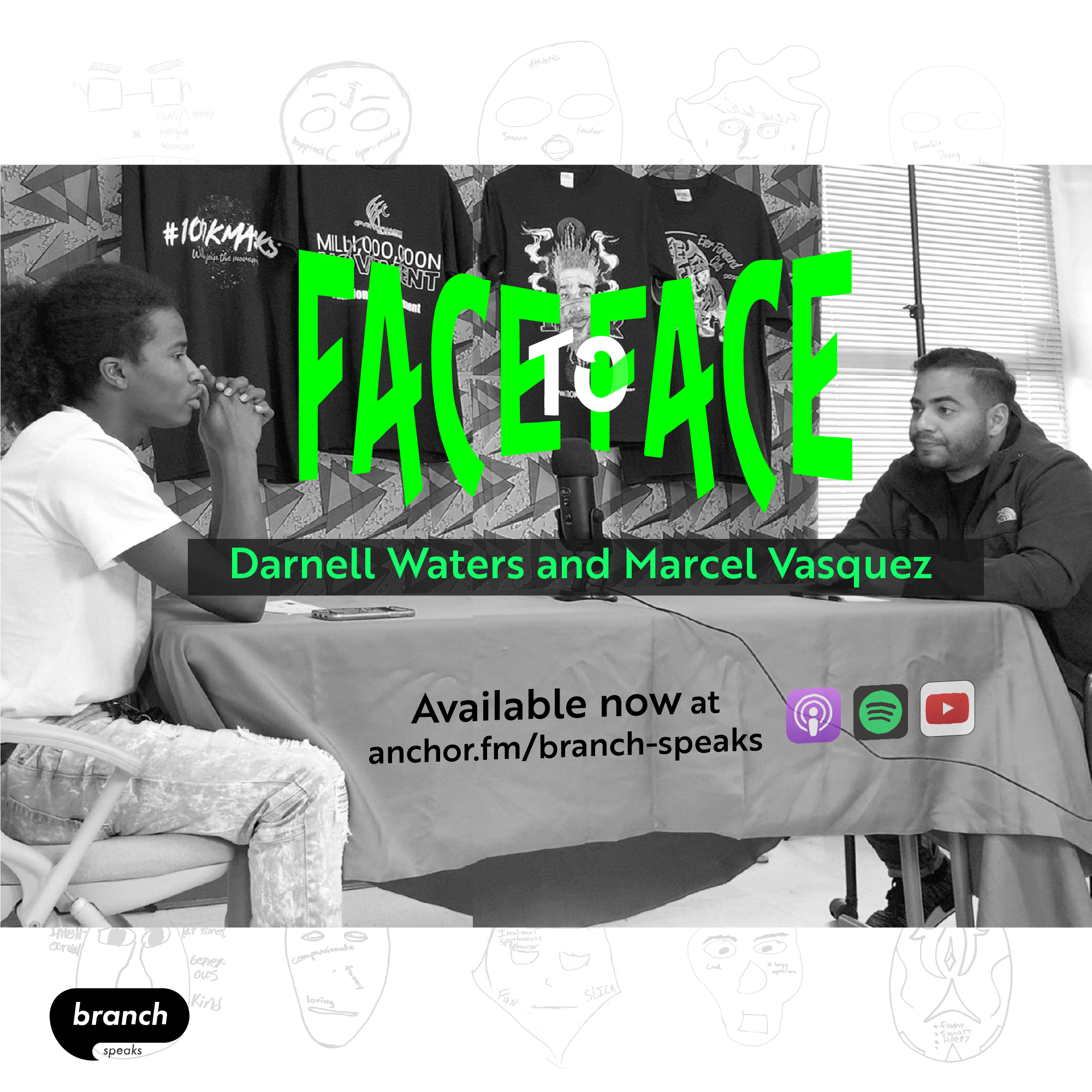 E19. TOTM Face to Face #2: Breathe a Sigh of Relief - with Darnell Waters and Marcel Vasquez 