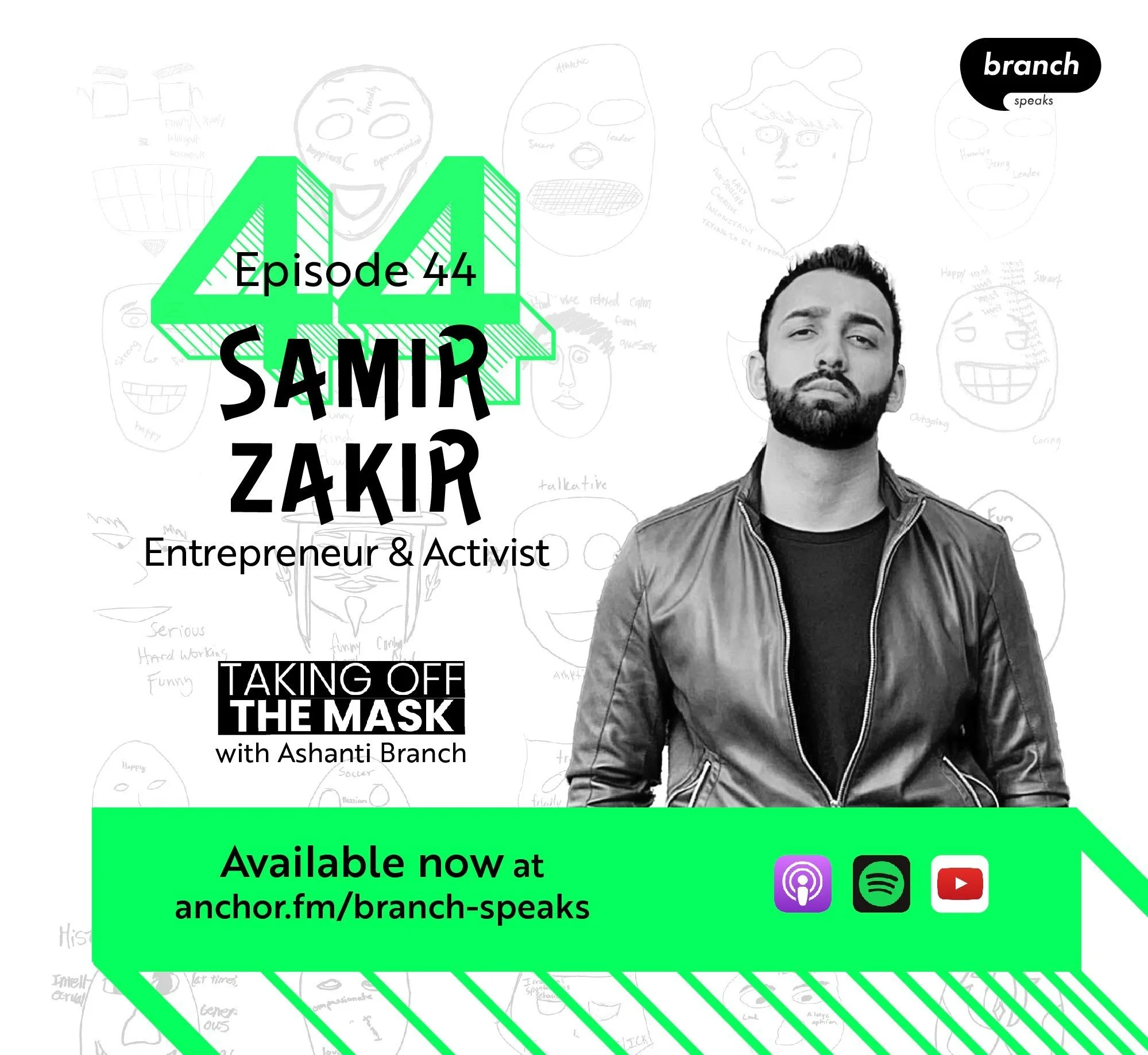 E44. The Opposite of Addiction is Community - with Samir Zakir, Entrepreneur &amp; Activist 