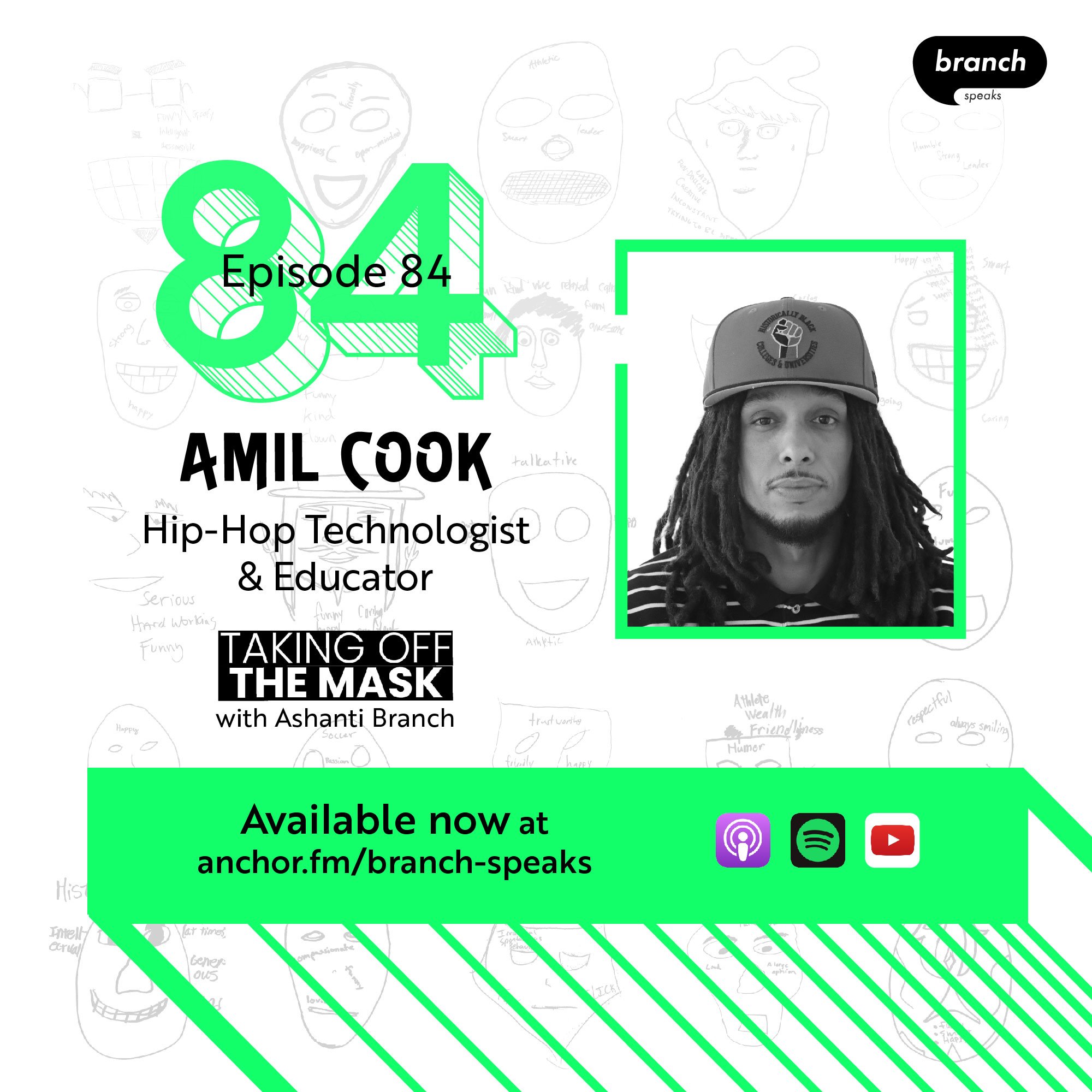 E84. A Battery In Your Back - with Amil Cook, Hip-Hop Technologist &amp; Educator 