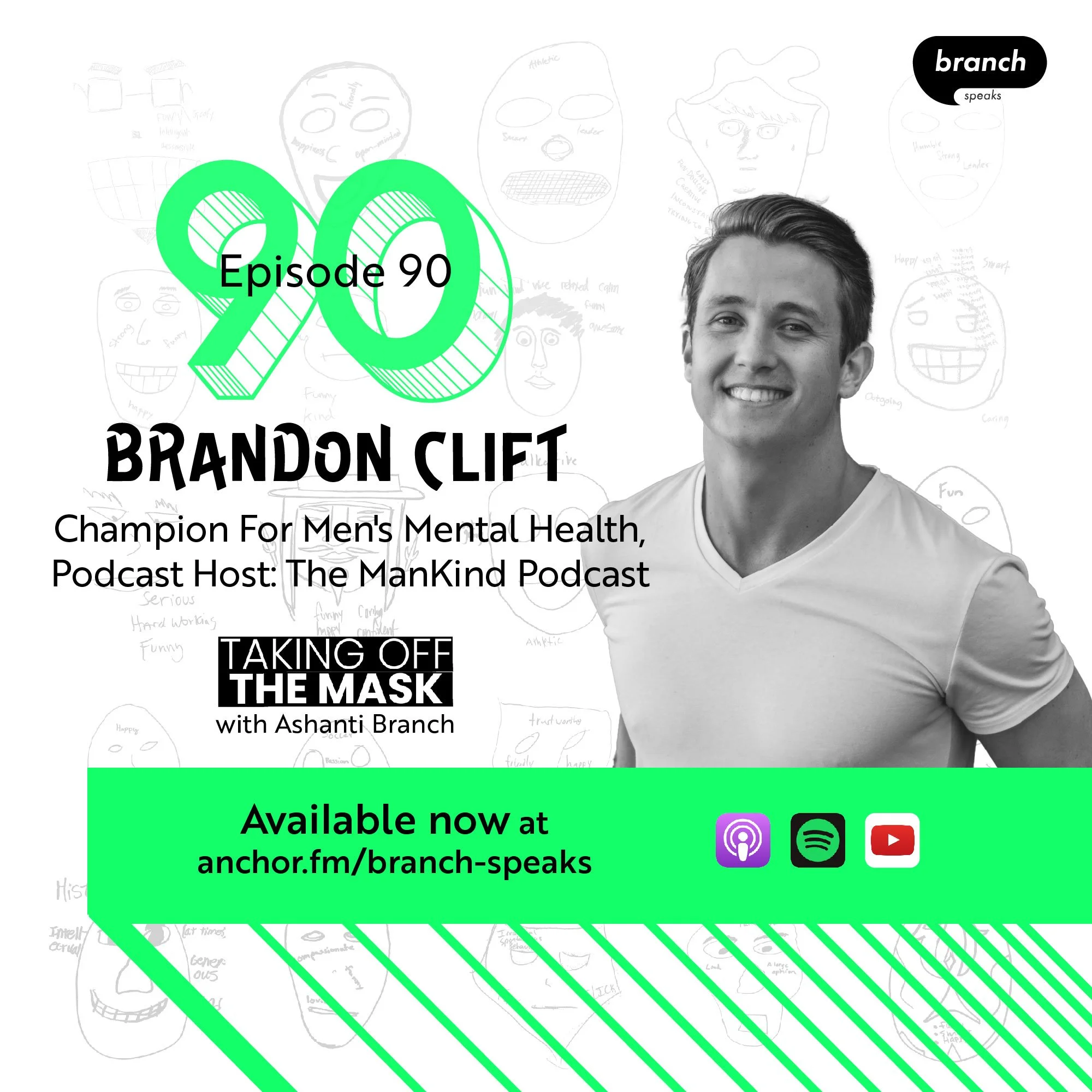 E90. Tilling The Soil In Your Heart - with Brandon Clift, Champion For Men's Mental Health, Podcast Host: The ManKind Podcast 