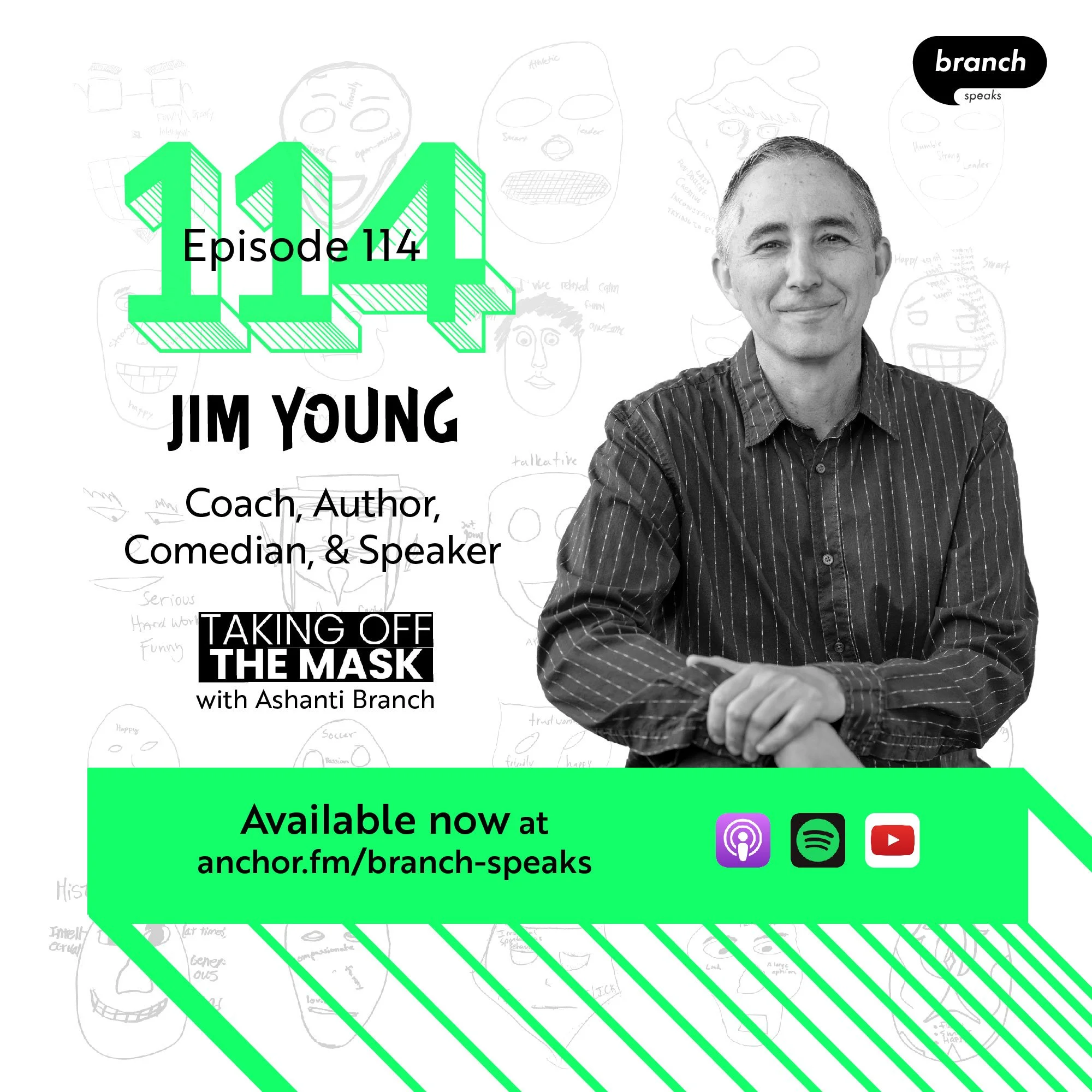 E114. Mama’s Boys and Traffic Cones - with Jim Young, Coach, Author, Comedian, &amp; Speaker 