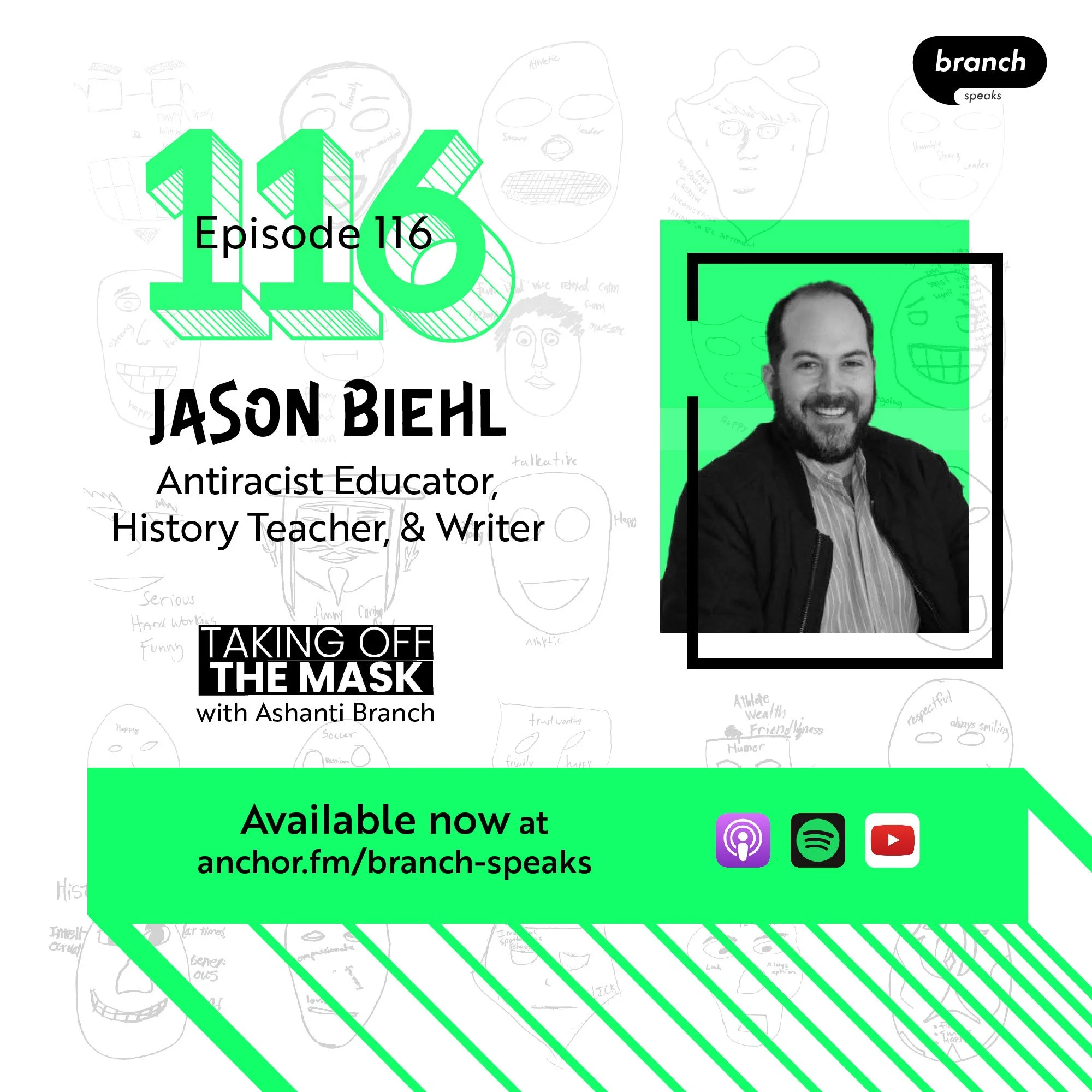 E116. White Allyship - with Jason Biehl, Antiracist Educator, History Teacher, &amp; Writer 