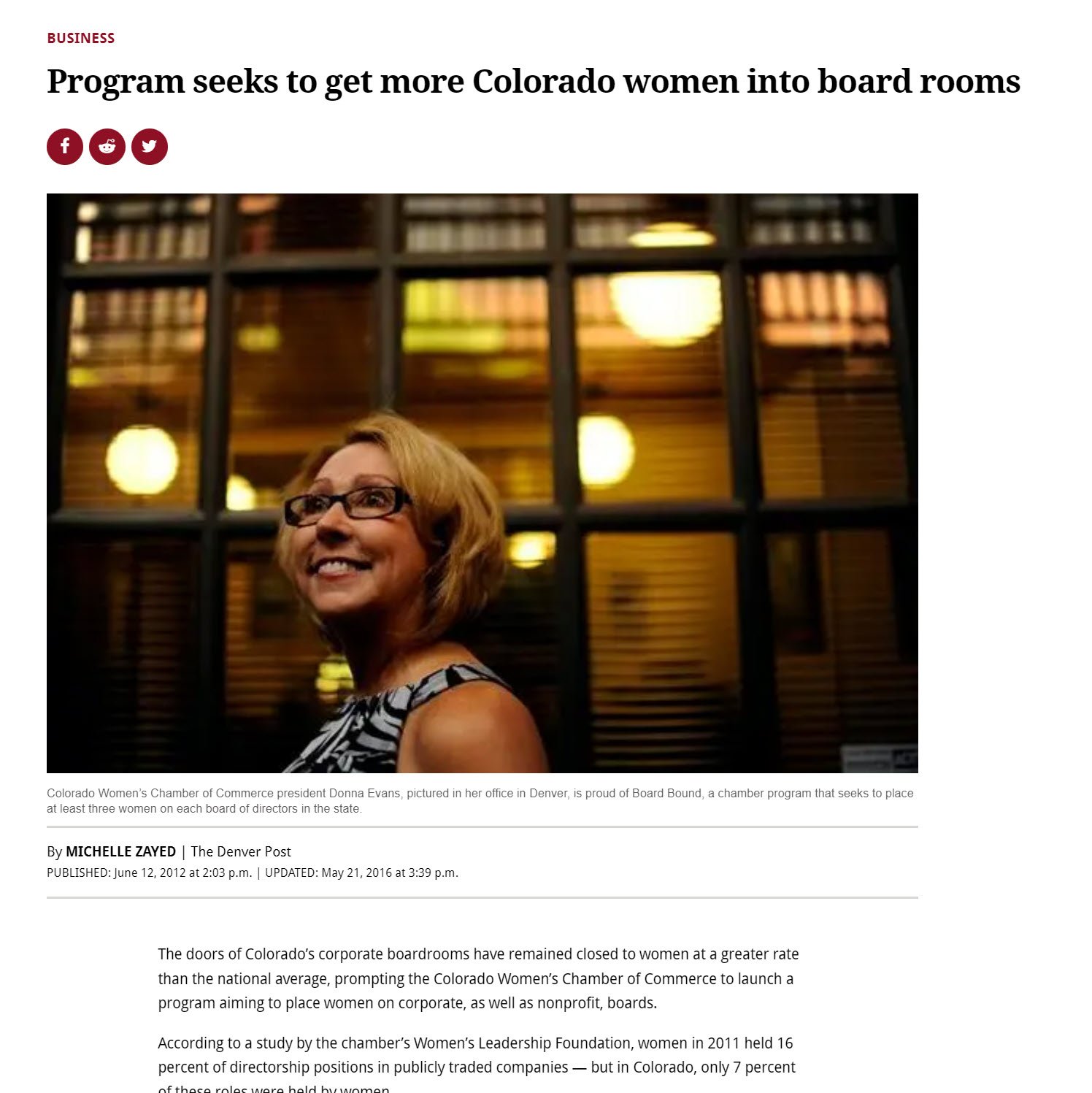 Denver Post 2012