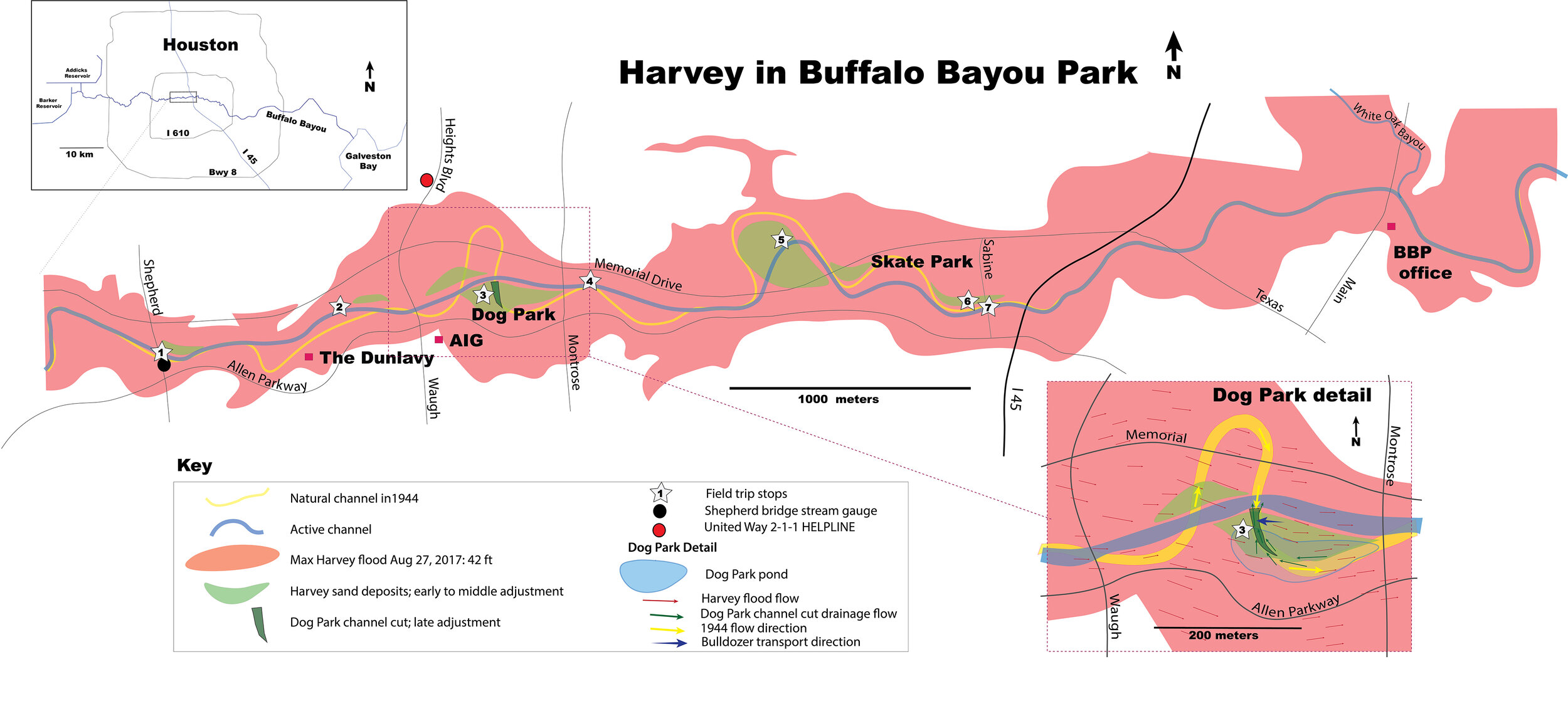 Buffalo Bayou Park Map Buffalo Bayou Field Guide — Flow Archive Buffalo Bayou Park Map Buffalo Bayou Field Guide — Flow Archive