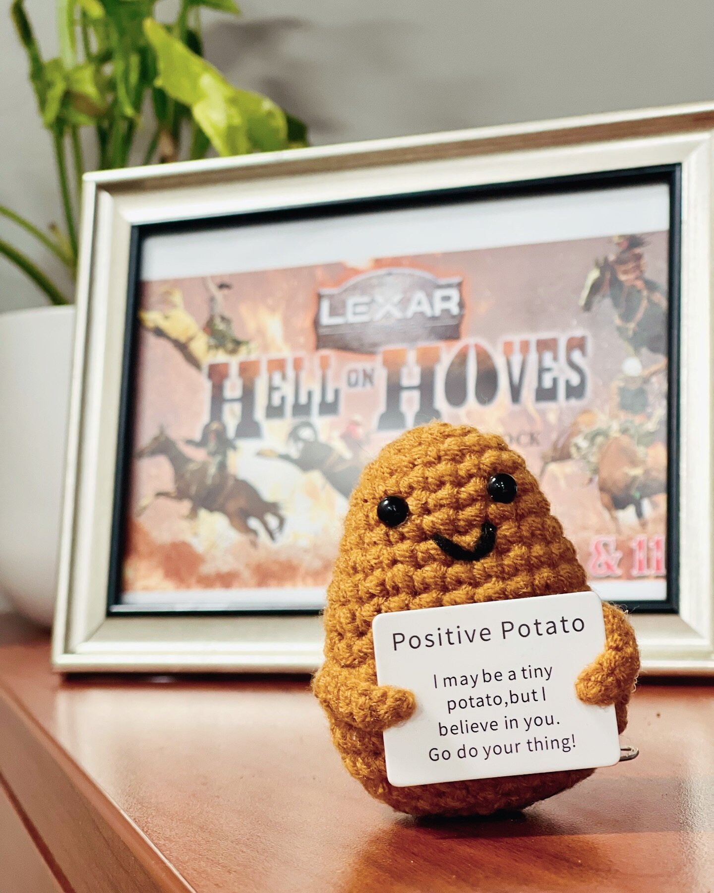 When life gives you potatoes, make french fries! 🥔✨ 

(Don't ignore my subtle background nod to the Hell on Hooves Roughstock Rodeo tickets that have gone on sale ➡️ www.towntoyotacenter.com/events-tickets/hoh24rodeo)

#positivepotato #smile #townto