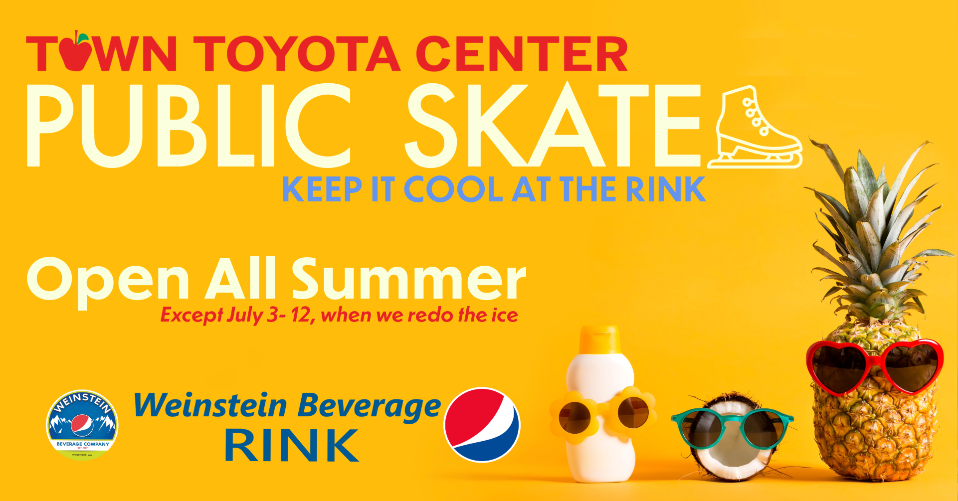 Public Ice Skating Information — Town Toyota Center Wenatchee