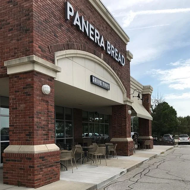 Concrete completed at @panerabread Time for a panini 🥪