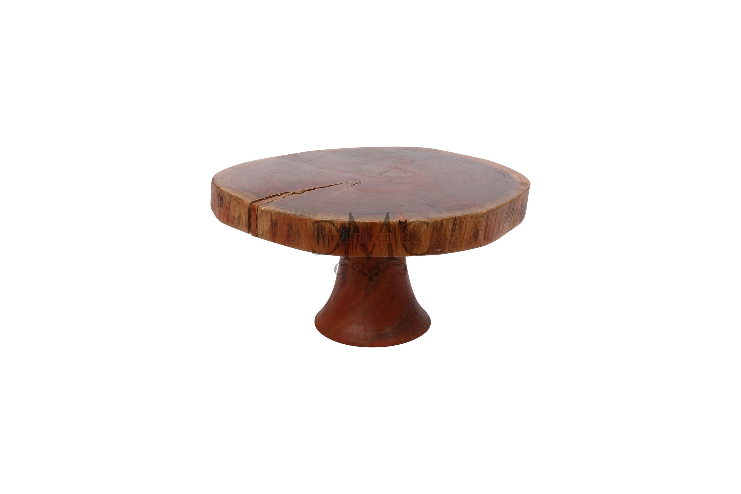 Round Rustic Cake Stand