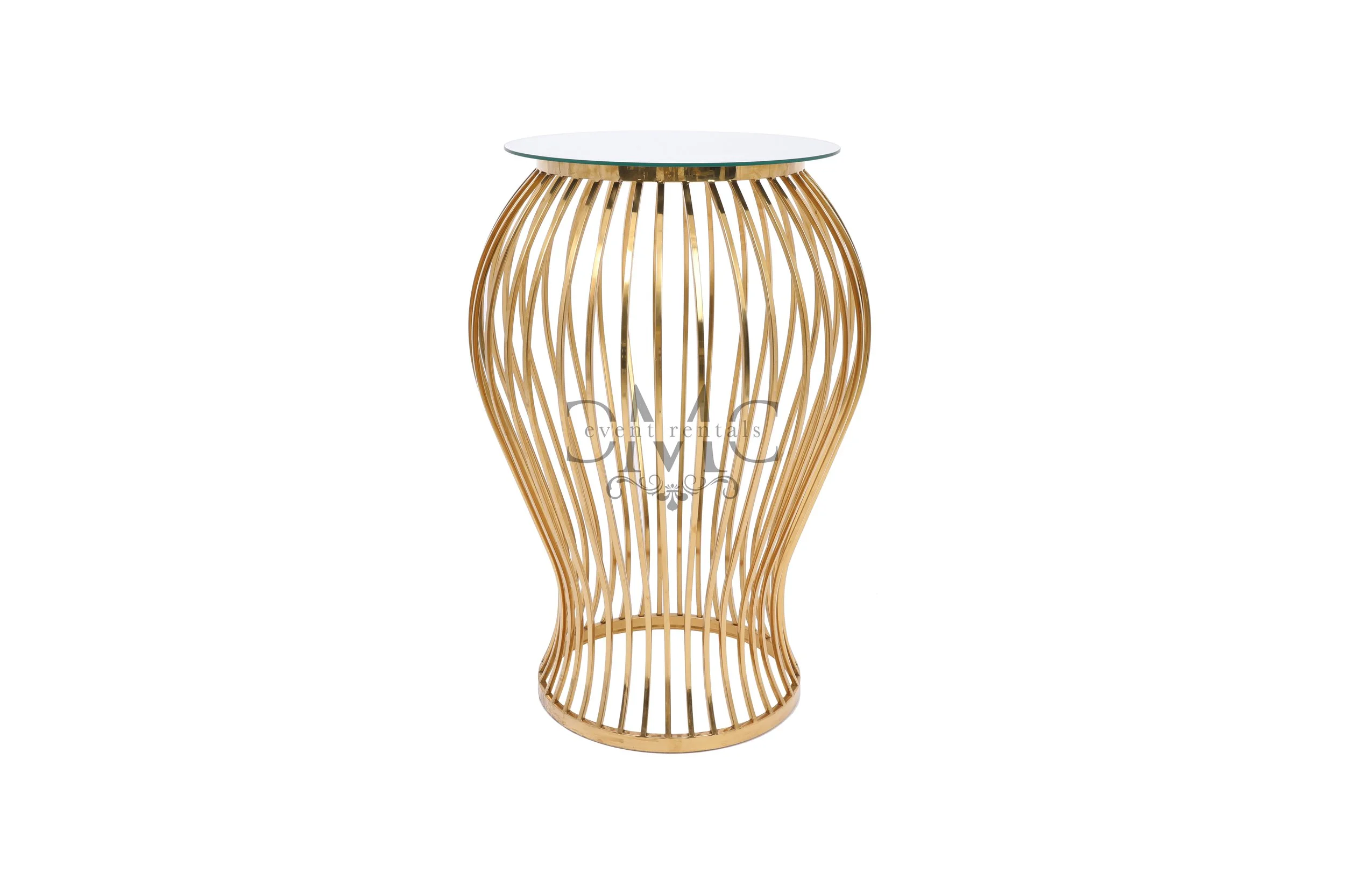 Gold Bird Cage Cocktail Table