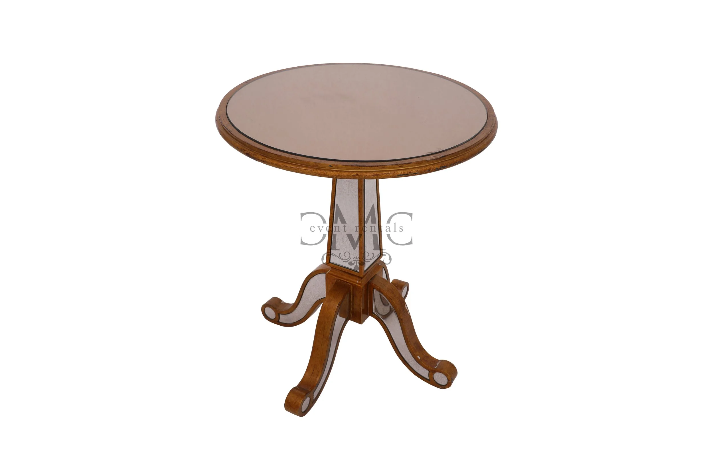 Round Wooden Side Table