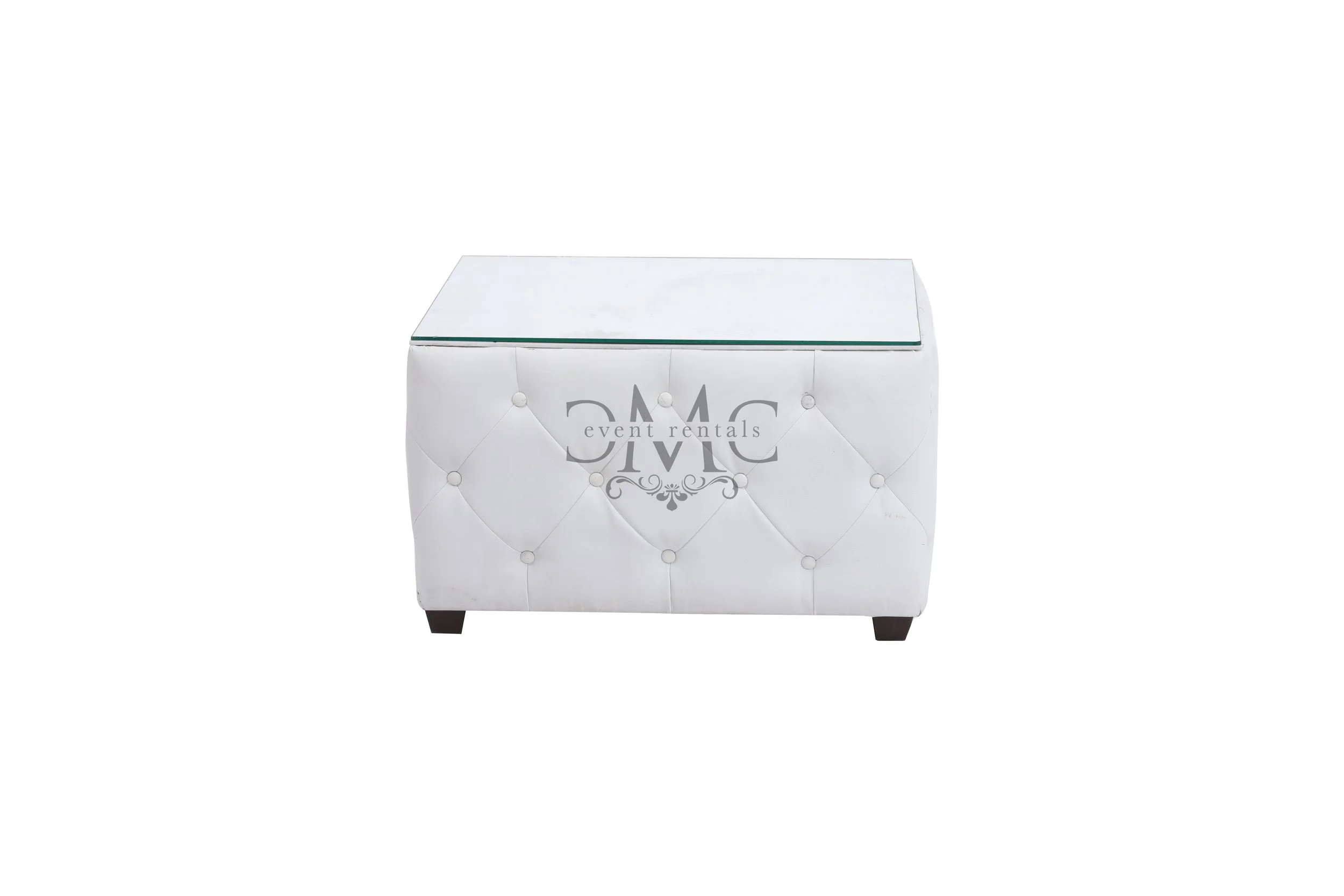 White tufted coffee table.JPG