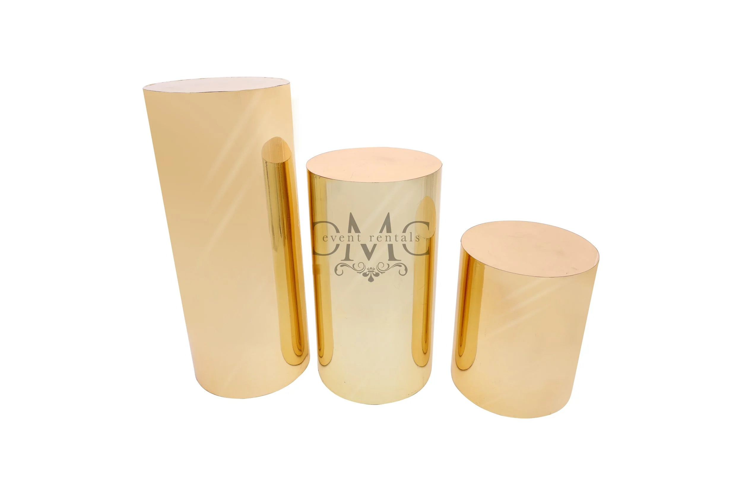 Gold Round Columns