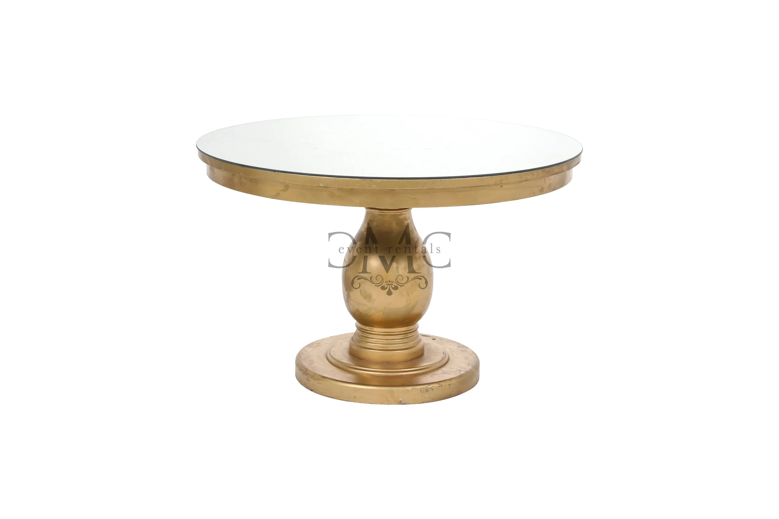 Gold Bubble Base Cake Table
