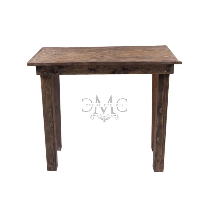 High rustic Table