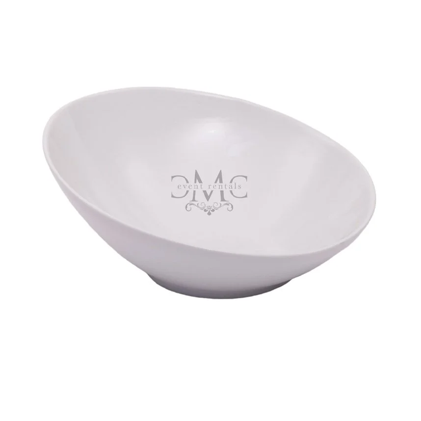 Angled Salad Serving Bowl