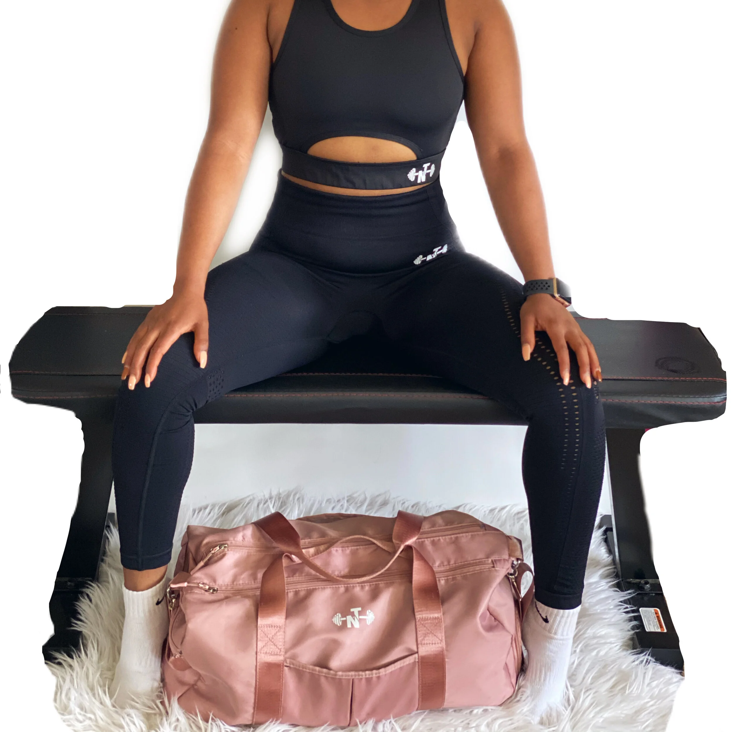 Toned Gym Bag: Rose Gold 