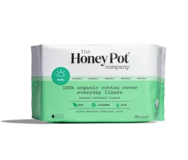 The Honey Pot Organic Cotton Herbal Pantiliners