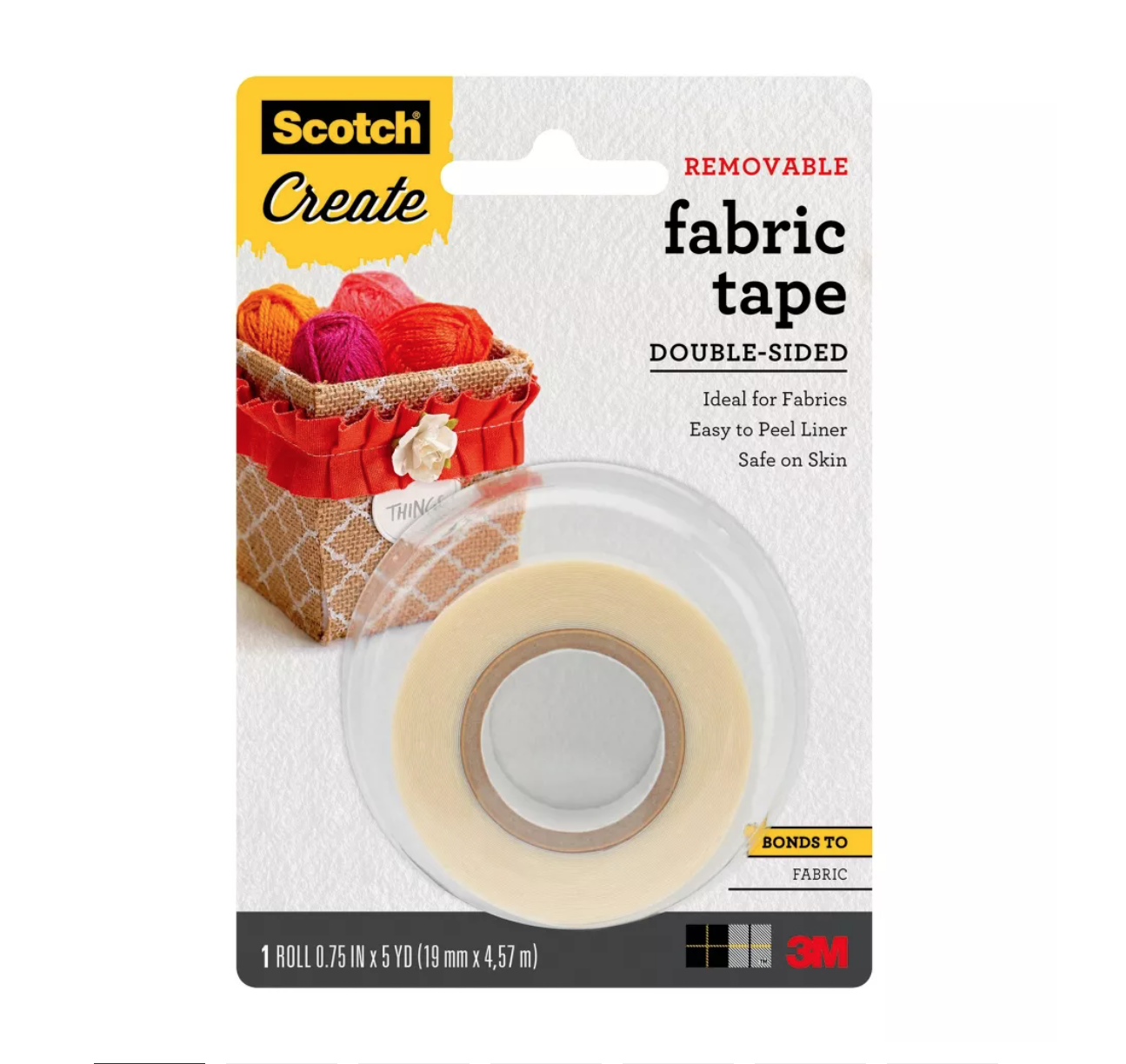 Removable Double-Sided Fabric Tape