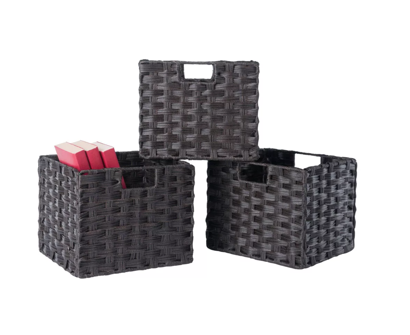 Woven Fiber 3 Small Basket Set 