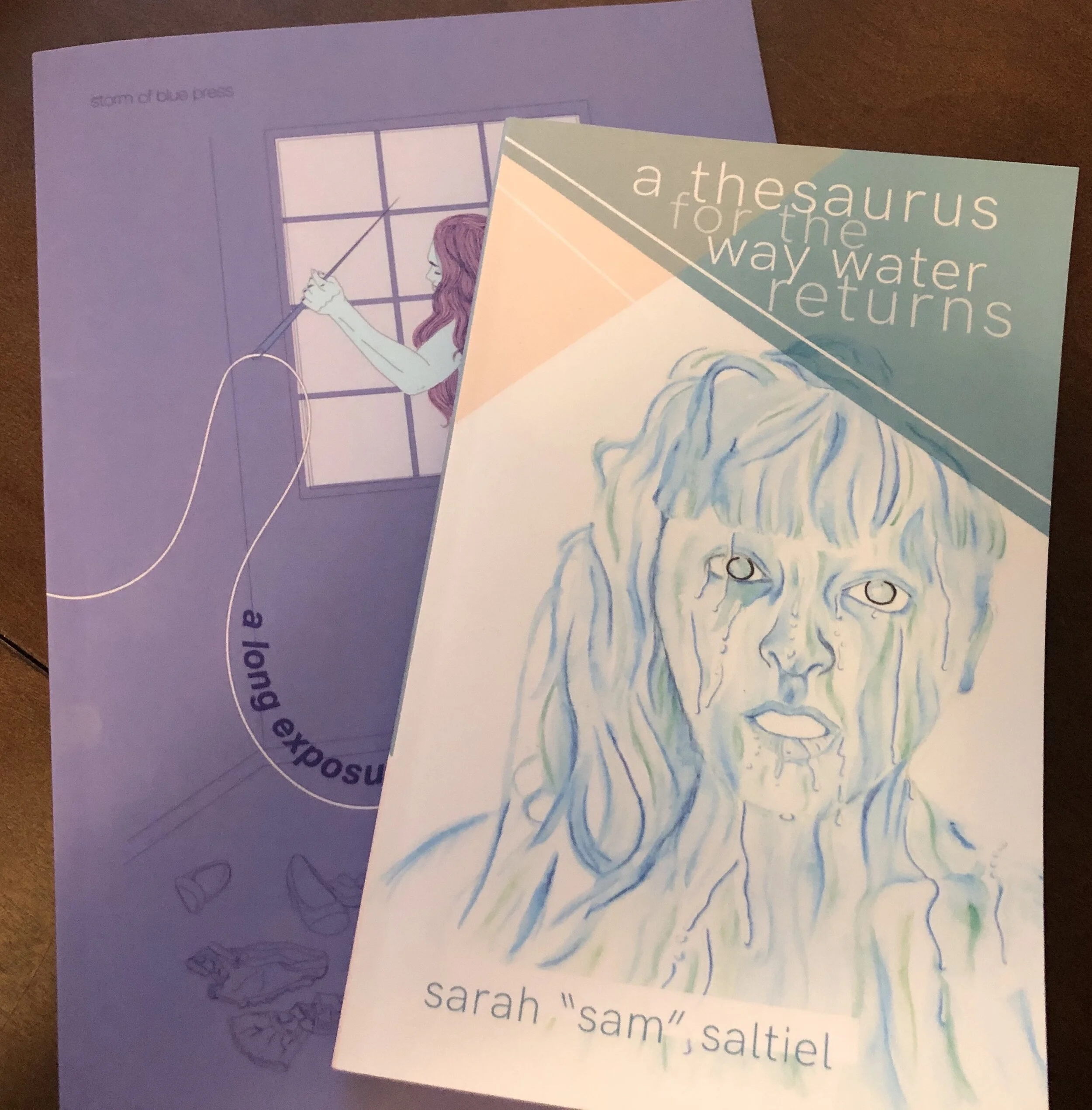 SOFTCOVER BUNDLE (a long exposure of undoing + a thesaurus for the way water returns)