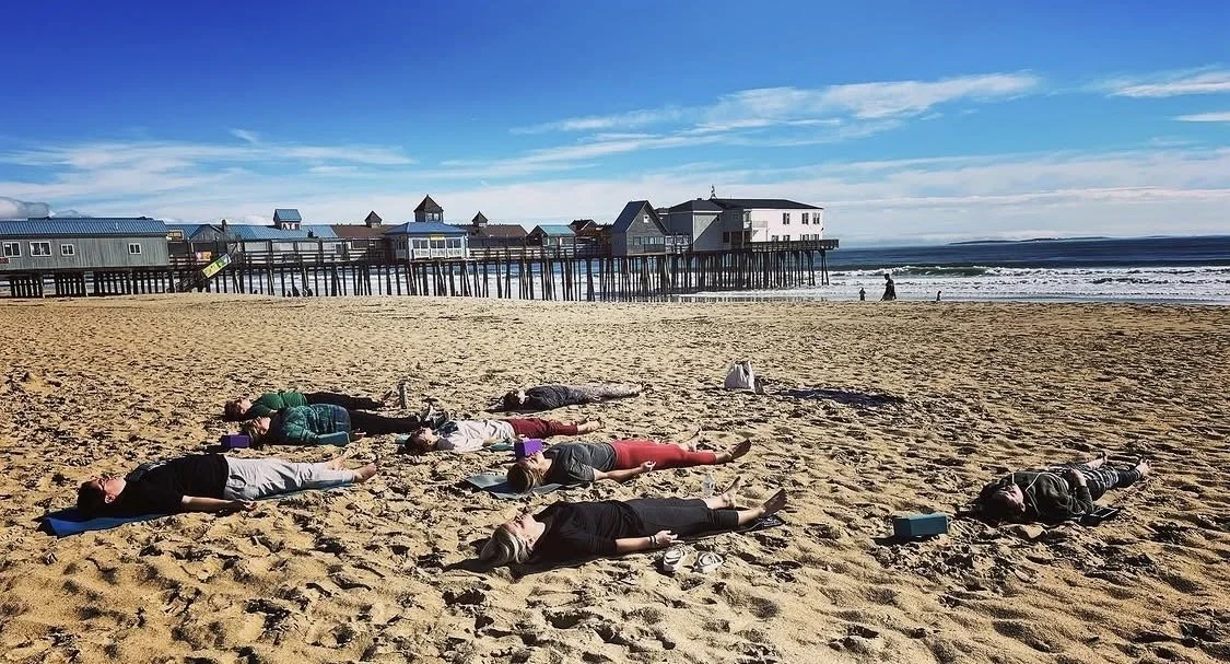 yoga at Old Orchard Beach