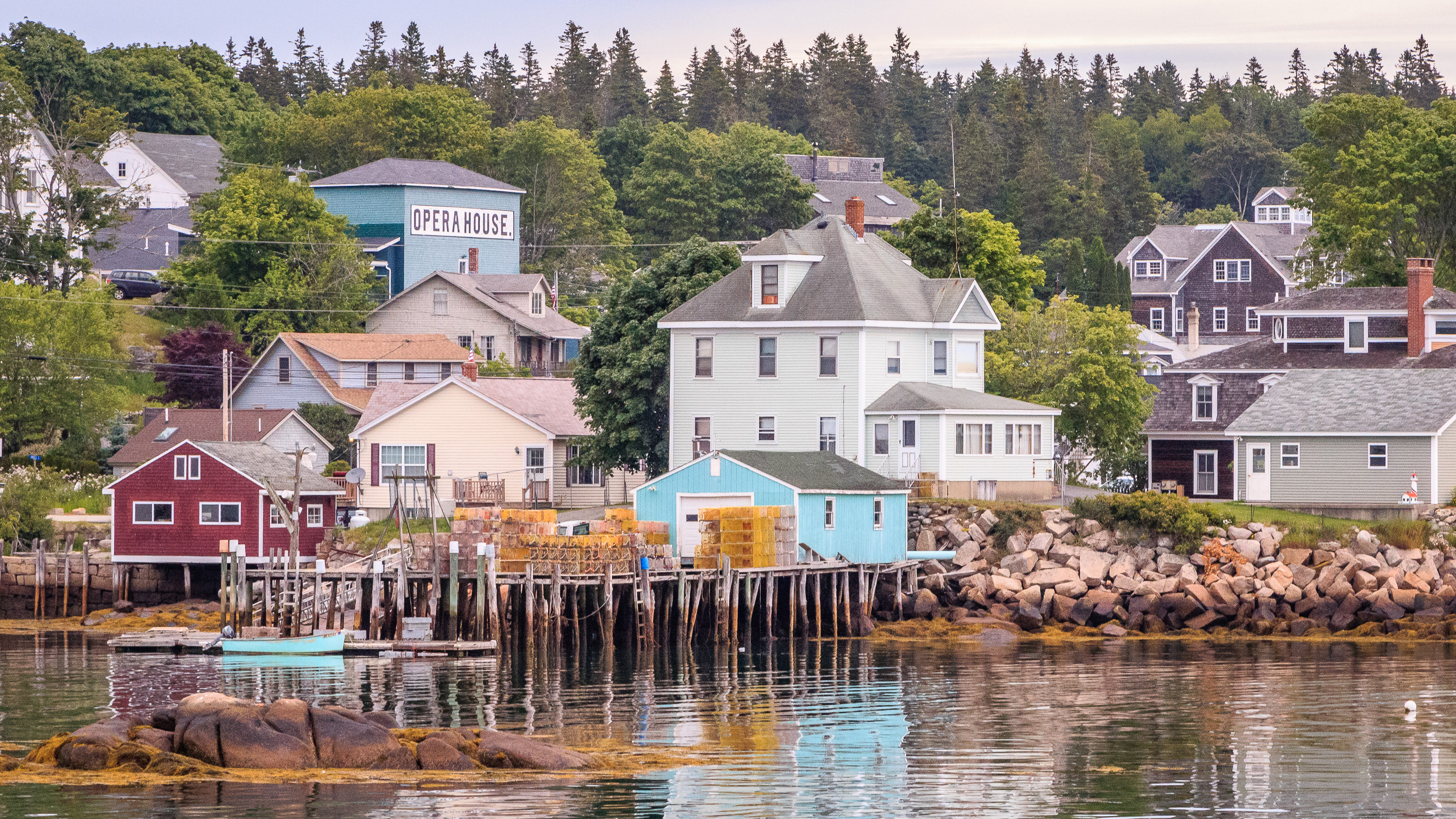 Old Fishing Harbour, Maine