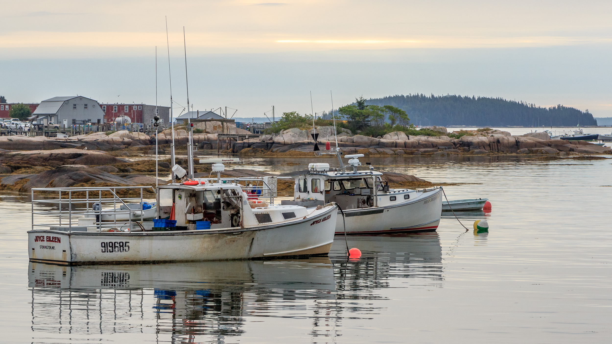 Fishing boats in Stonington, Maine