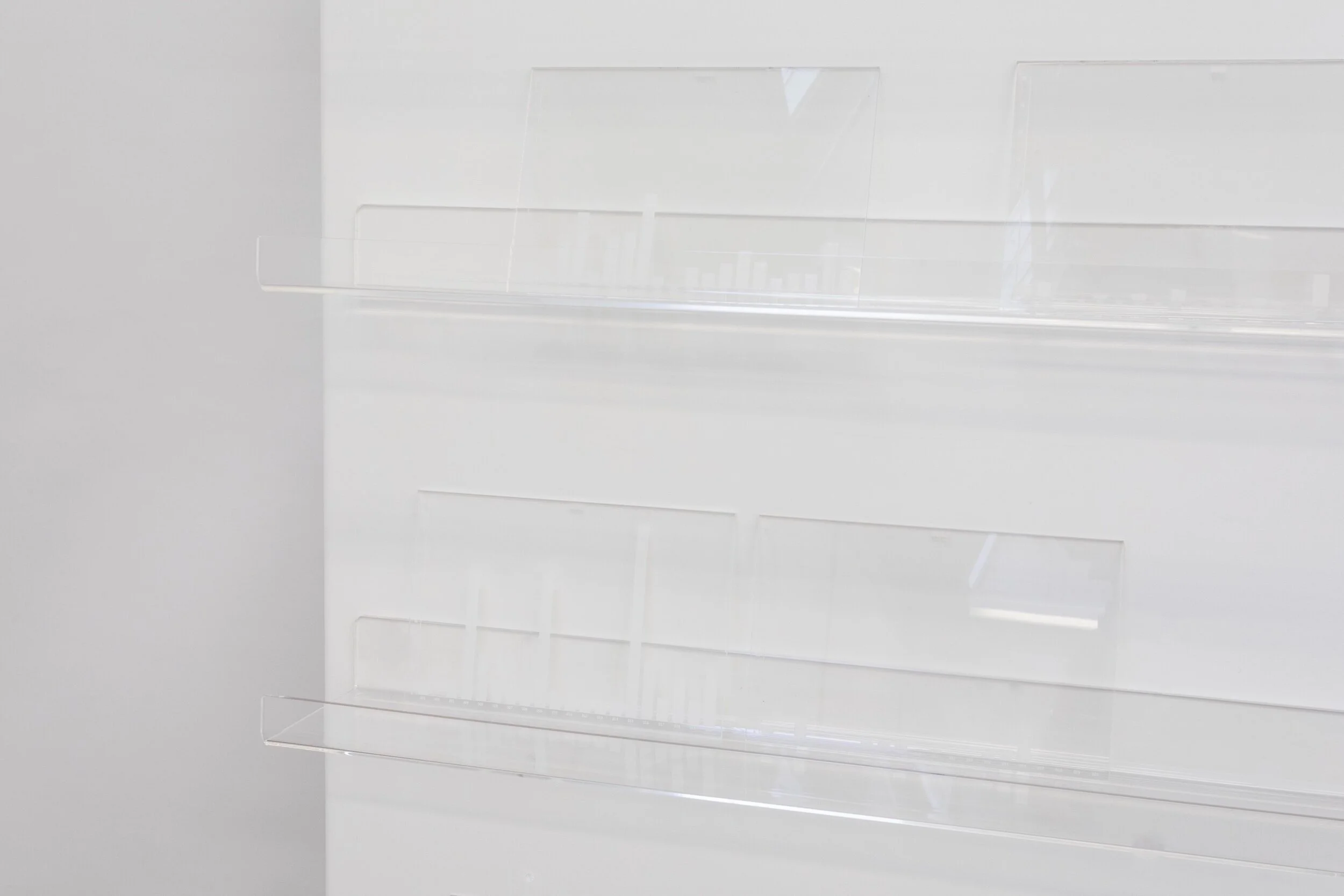  Invisible Visible Verbal Frequencies  Laser engraved data on plexiglass   