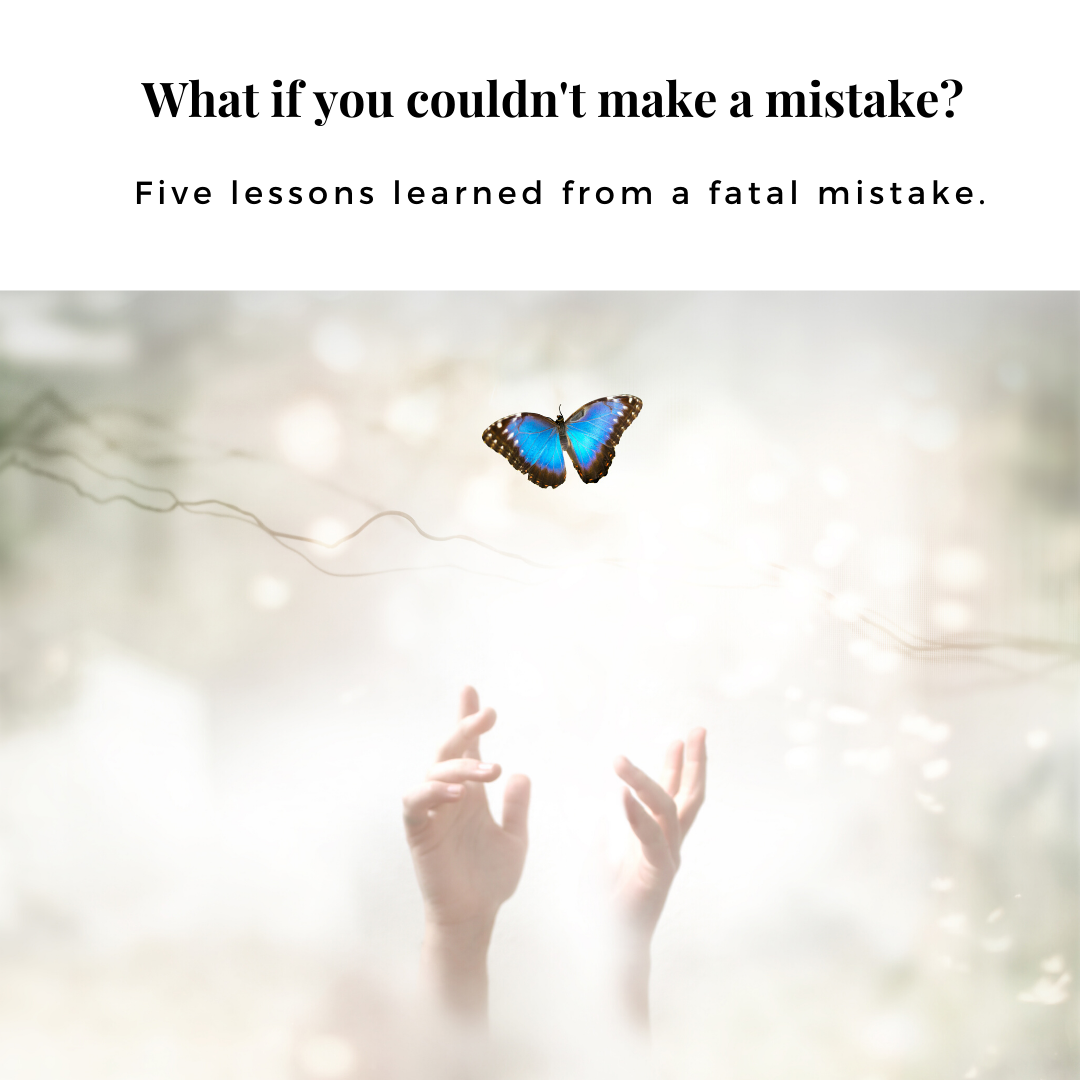 What if you couldn't make a mistake? Five lessons learned from a fatal mistake.