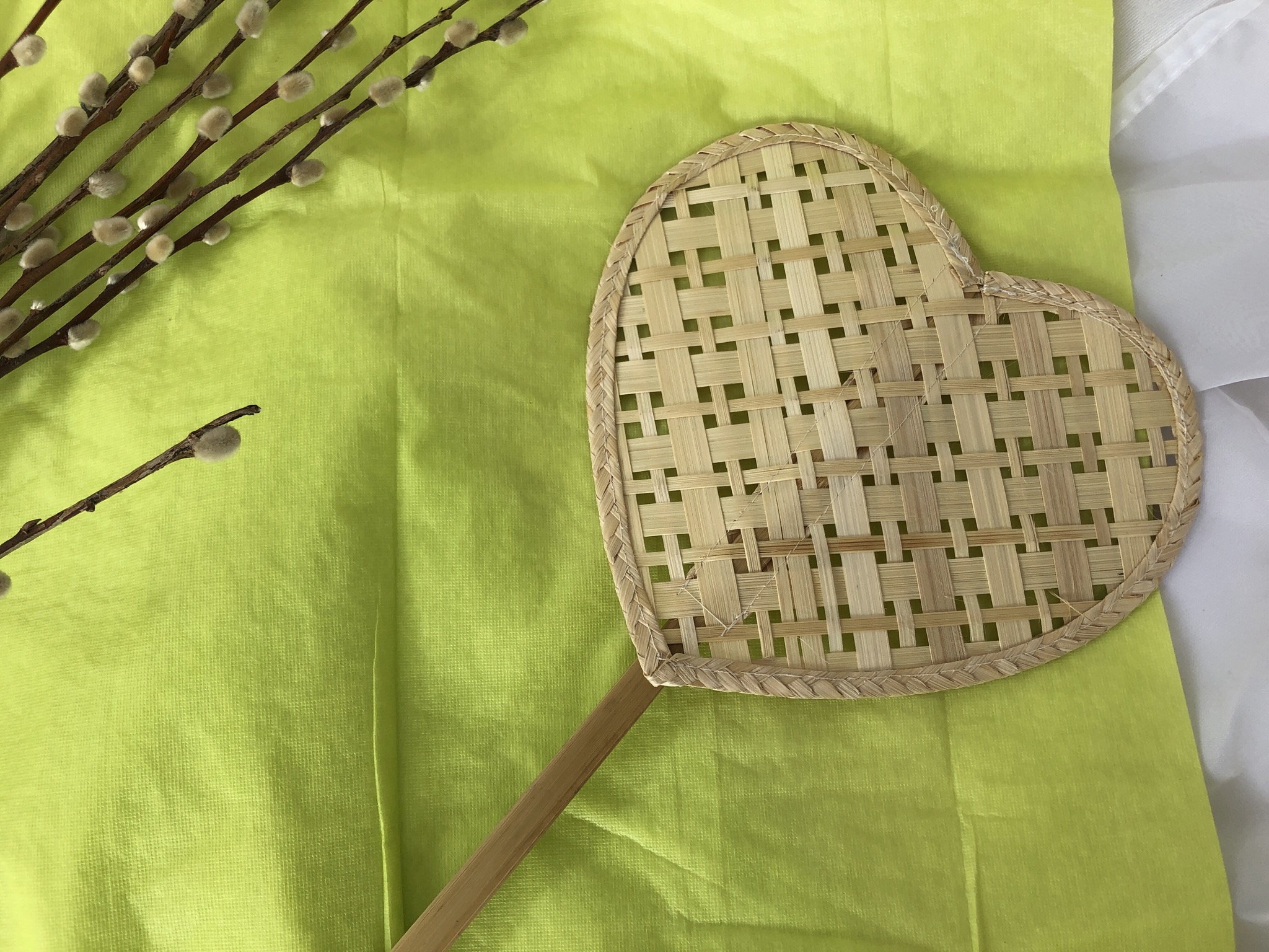 Bamboo Handmade Fans (10 pcs)