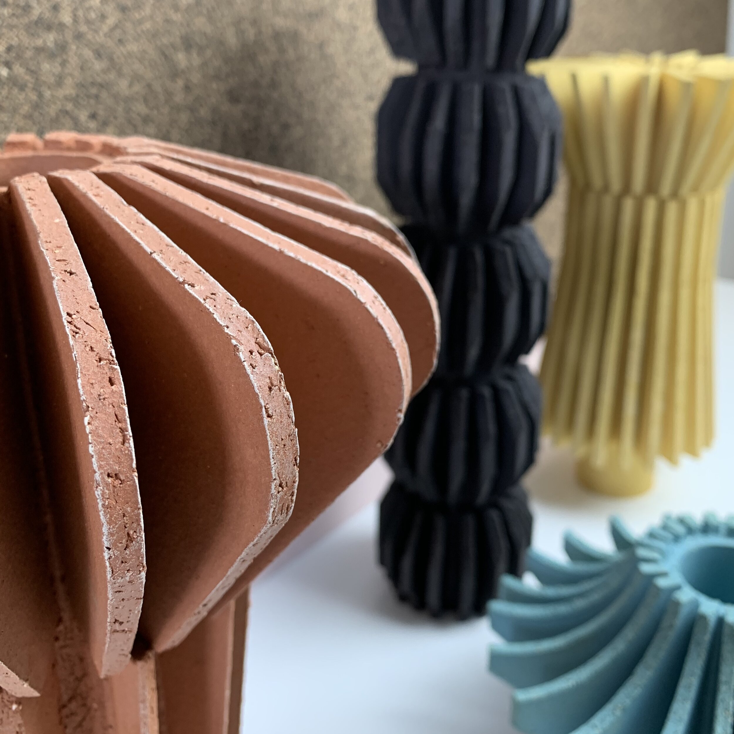 Handmade ceramic vases