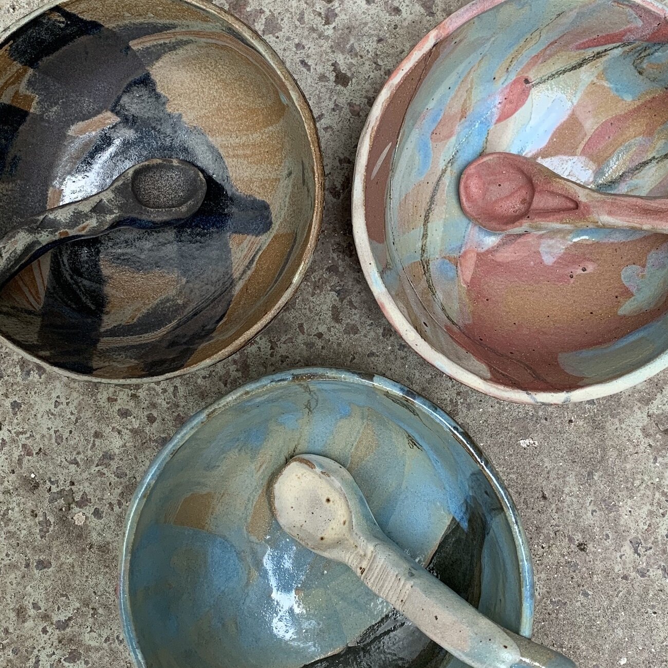Andrew Walker Ceramics Student spoons and bowls.jpg