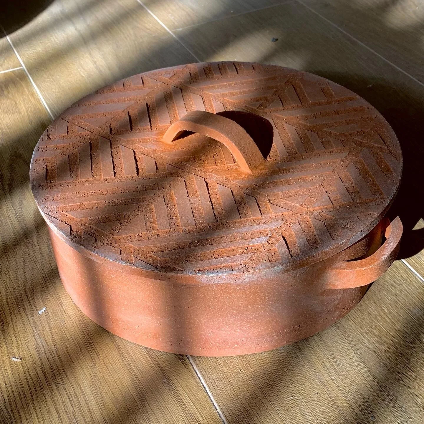 Terracotta oven dish Andrew Walker Ceramics.JPG
