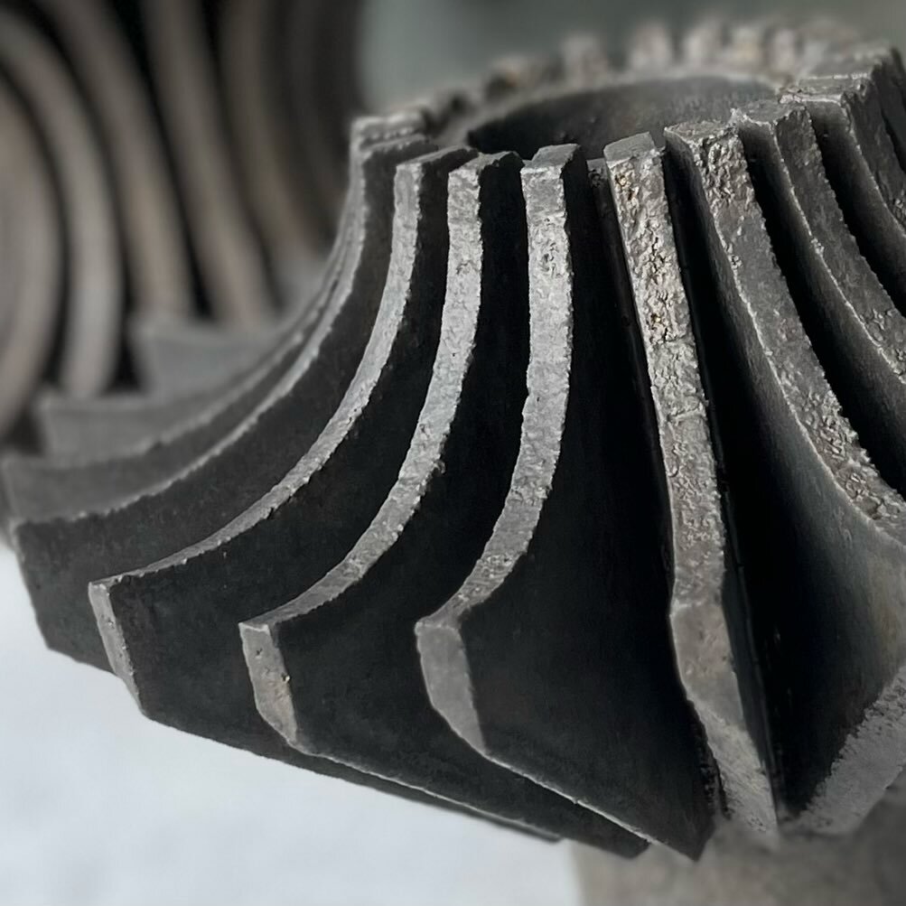 #detail #charcoal #brutallondon #architectural #ceramicsculpture
