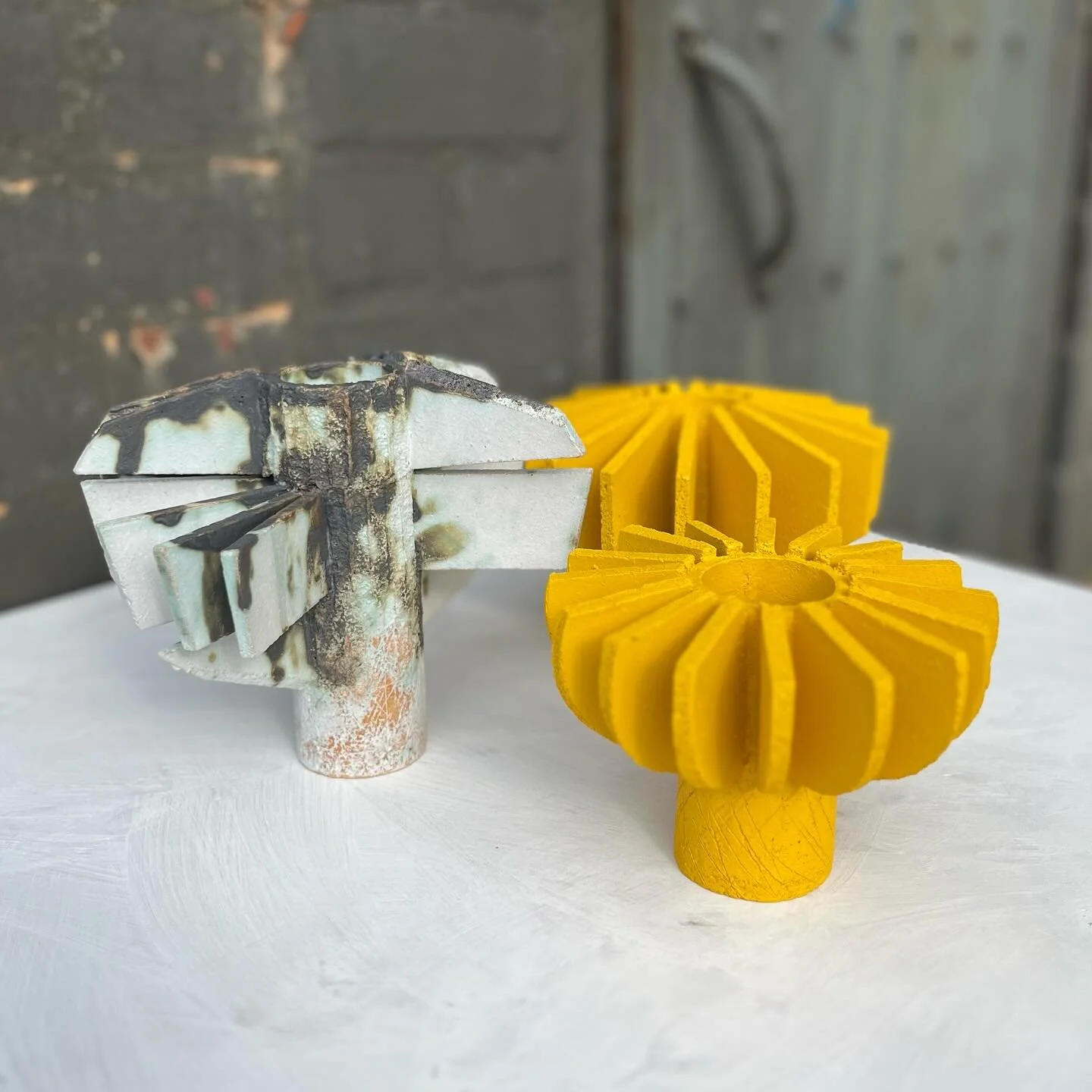 Yellow! #architecture #brutal #sculpturalceramics