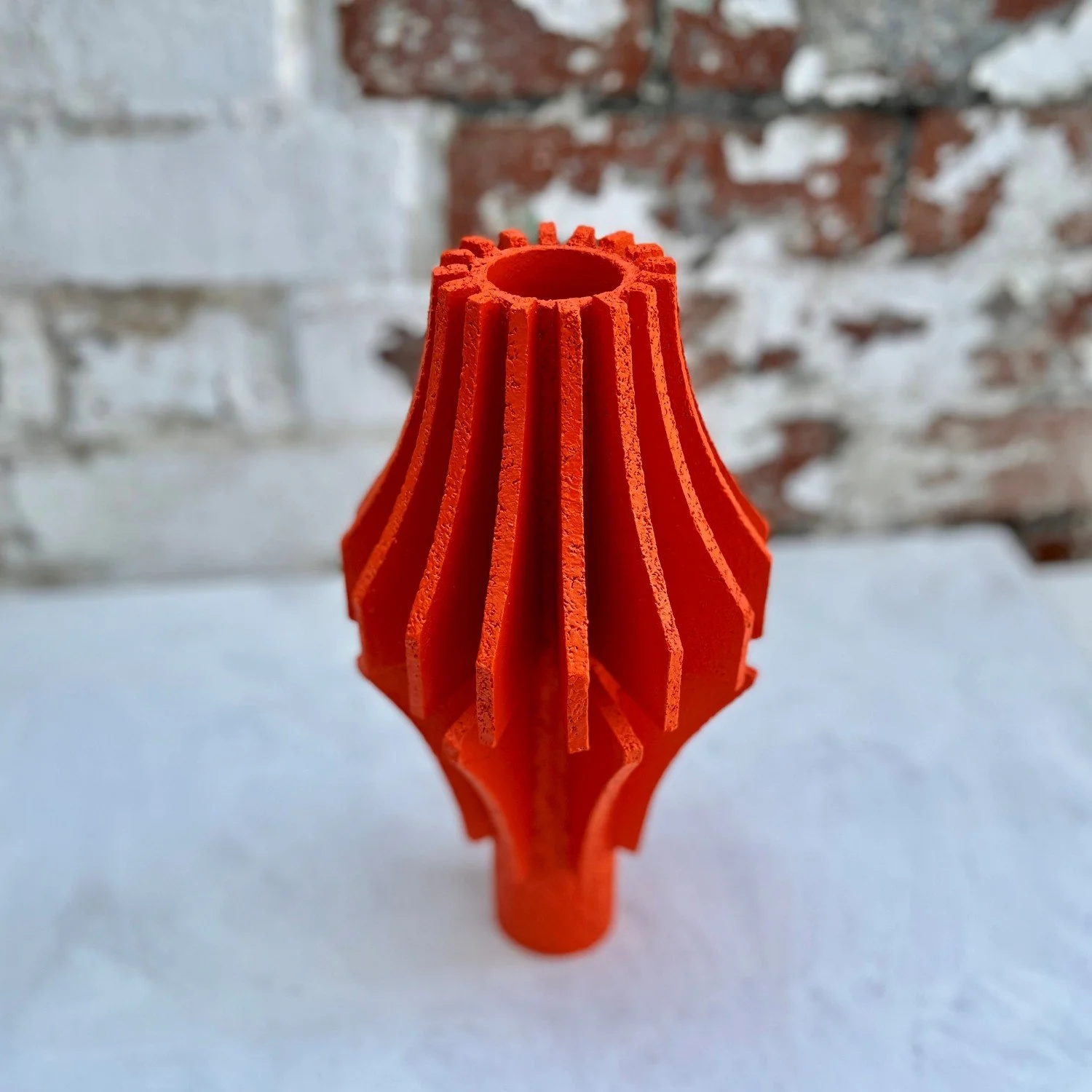 Pavilion Ceramic Vessel - Orange