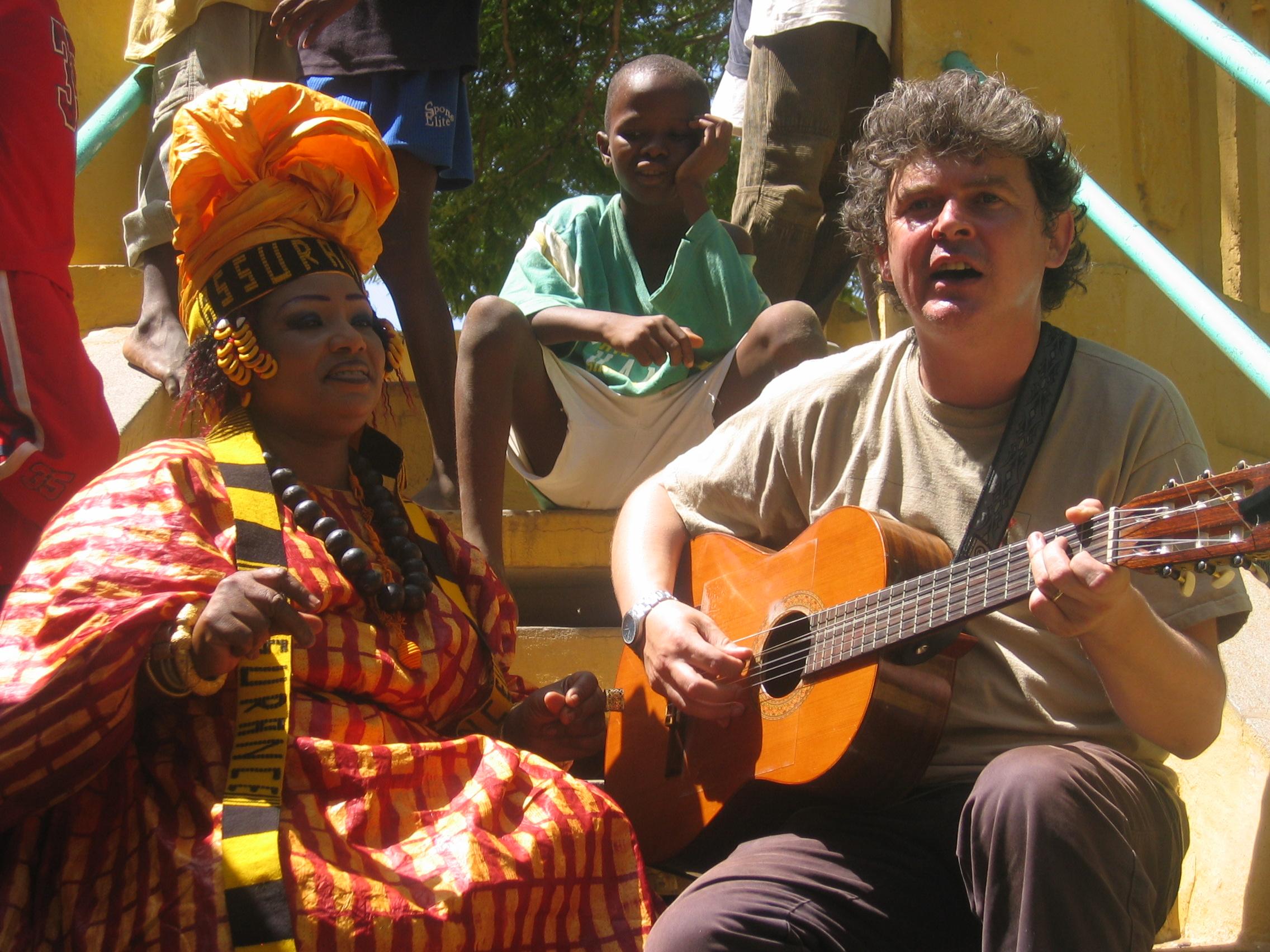 JohnSpillane with Fanta Mbacke Kouyate.JPG