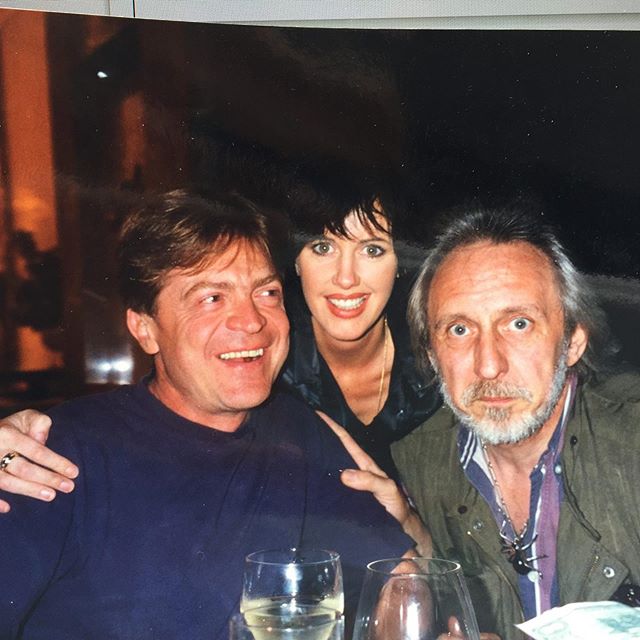 With Billy Nichols &amp; John Entwistle in New York 🇺🇸 after performing at Madison Square Gardens with The Who 🎤🎸.. I was doing backing vocals.  John and Billy such a laugh! 🎯 .
.
.
 #SusieWebbMusic #SusieWebb #singersongwriter #PrivateParty #Ba