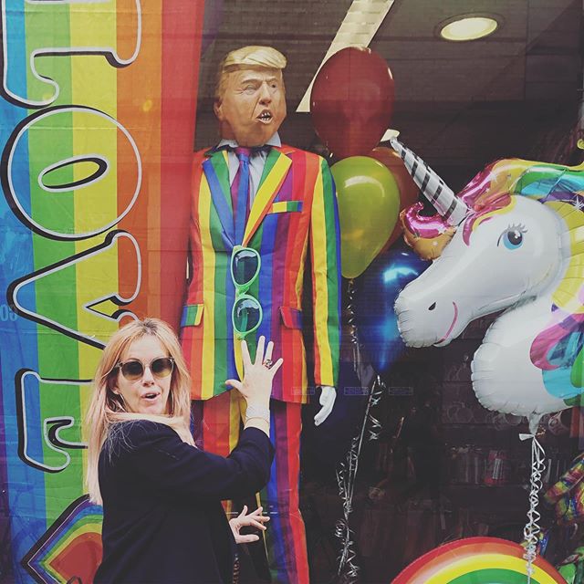 Colourful Trump! #PrideDublin Needs a chat with @julesstandishcolour