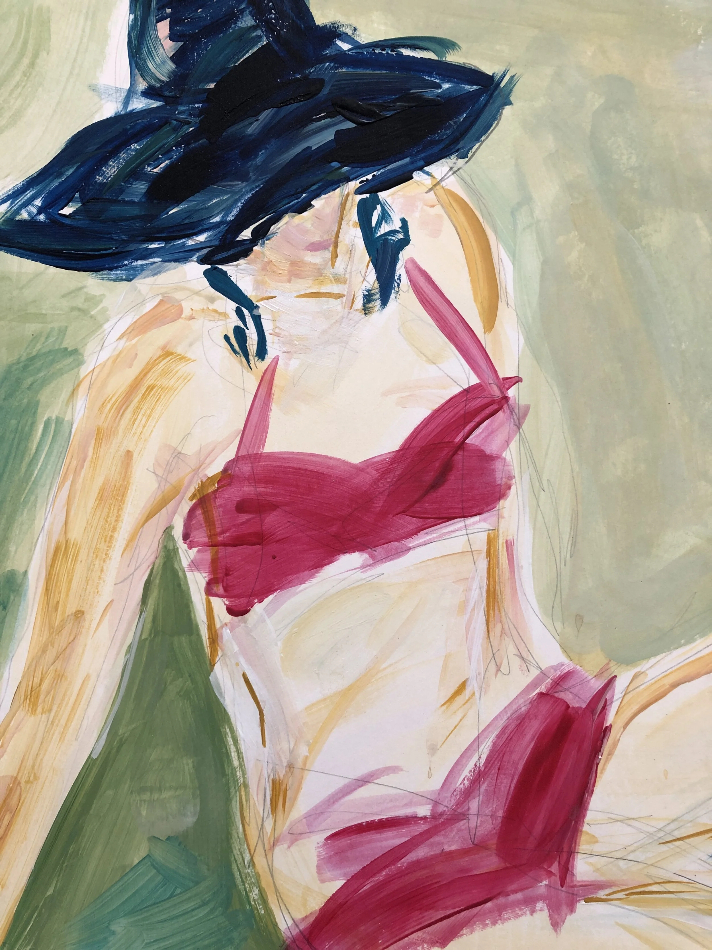 Blue Sun Hat