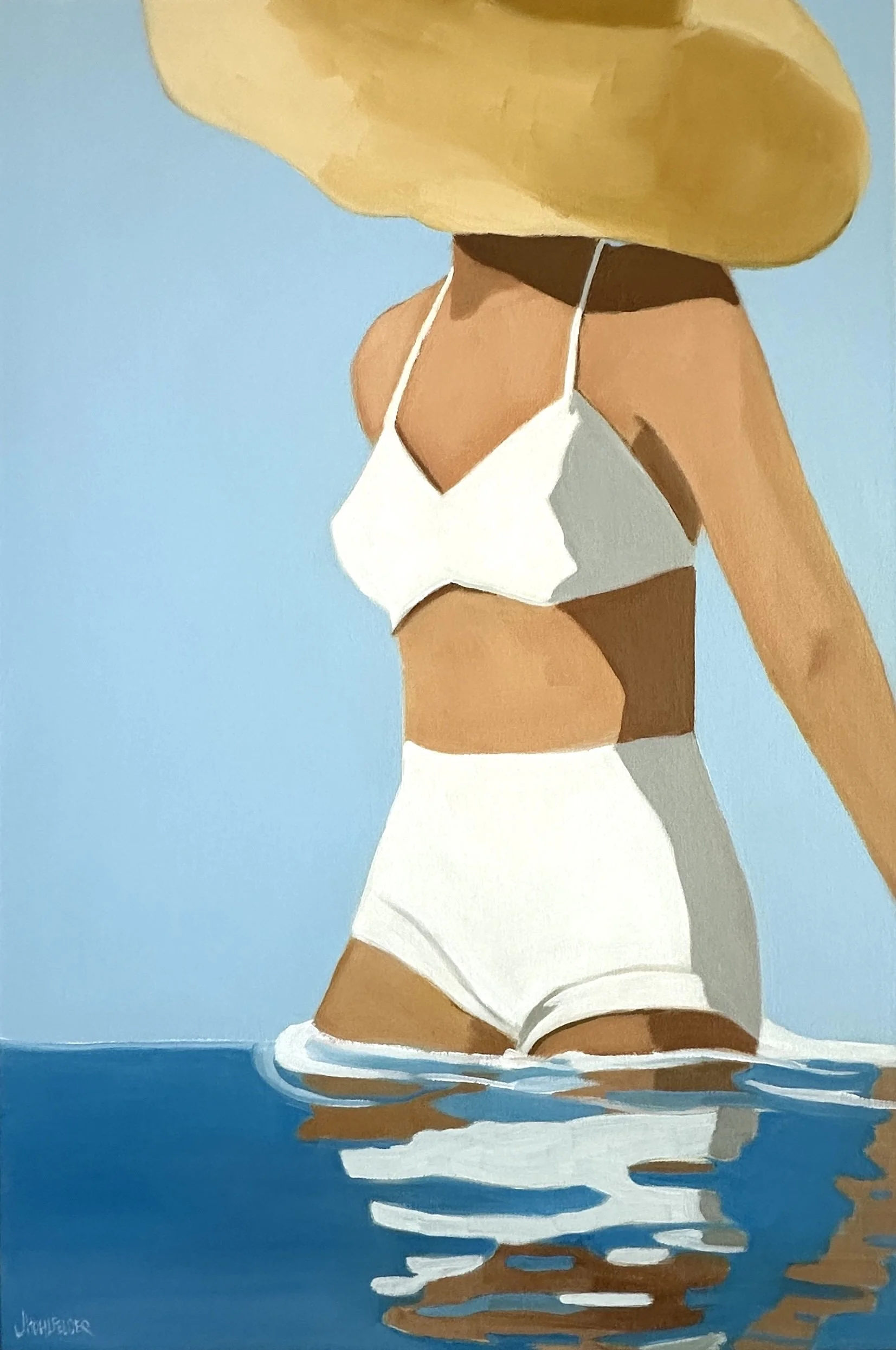 Woman in the Big Straw Hat