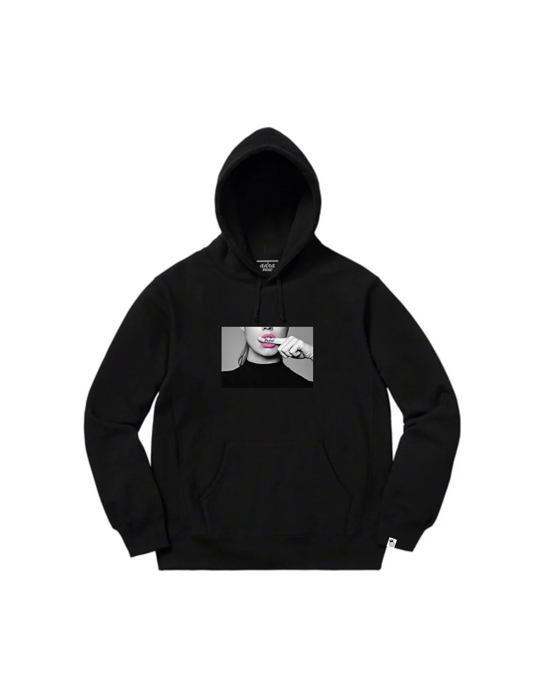 Black Padraé Lip Hoodie