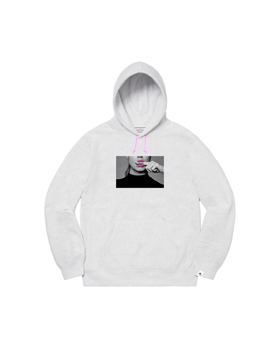 Gray Padraé Lip Hoodie
