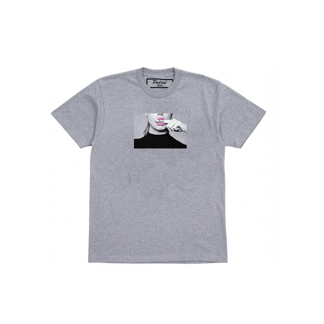 Grey Padraé Lips Tee