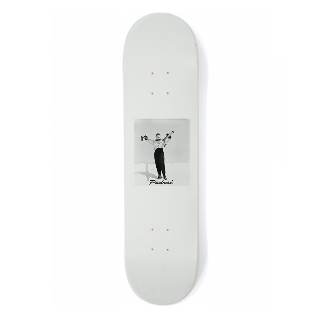 White Padraé Vintage Ski Deck